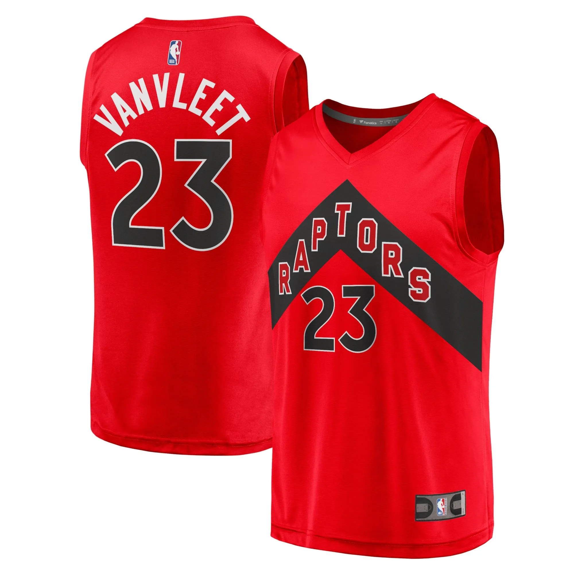 Fred VanVleet Toronto Raptors Fanatics Branded Fast Break Replica Jersey - Icon Edition - Red