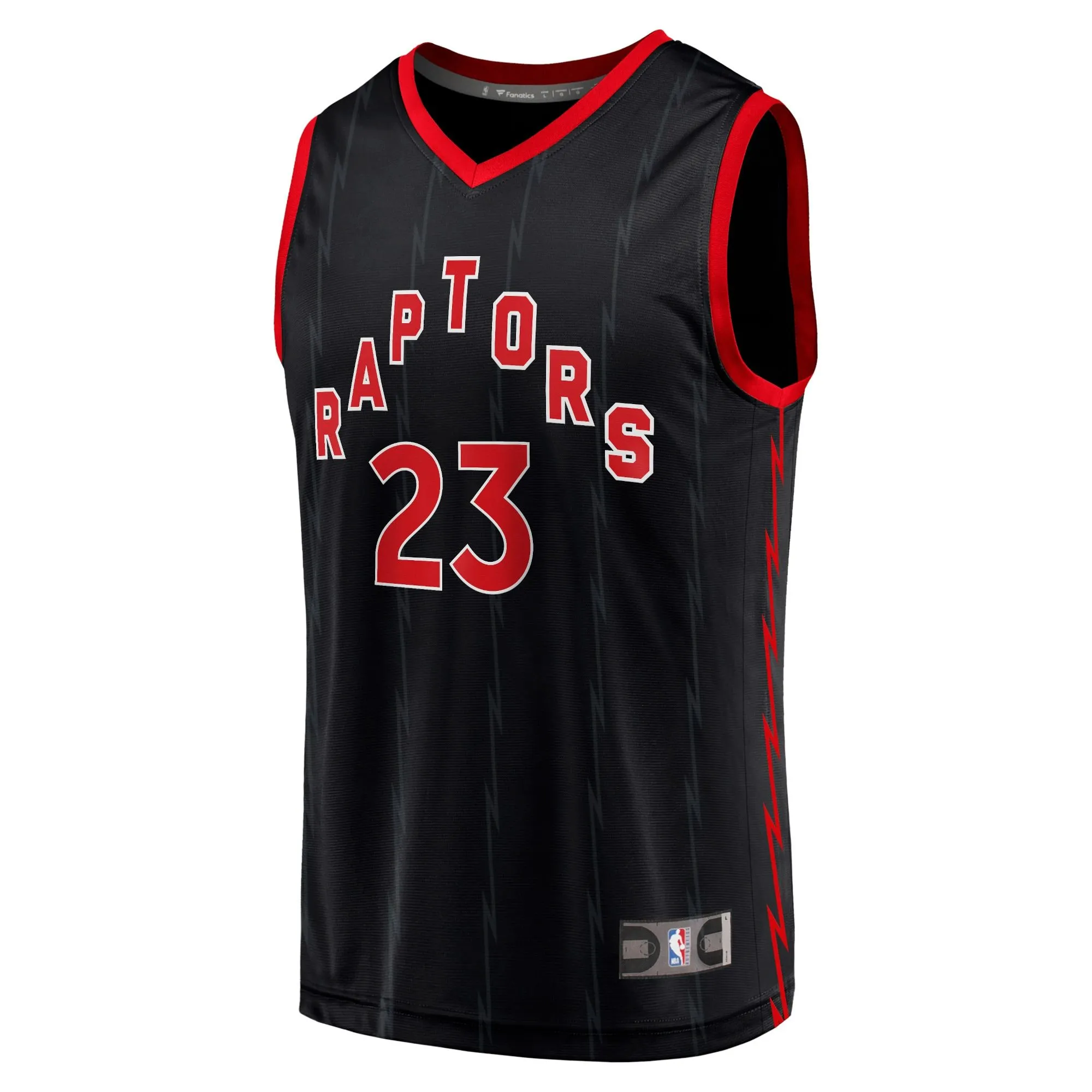 Fred VanVleet Toronto Raptors Fanatics Branded Fast Break Replica Player Jersey - Black - Statement Edition