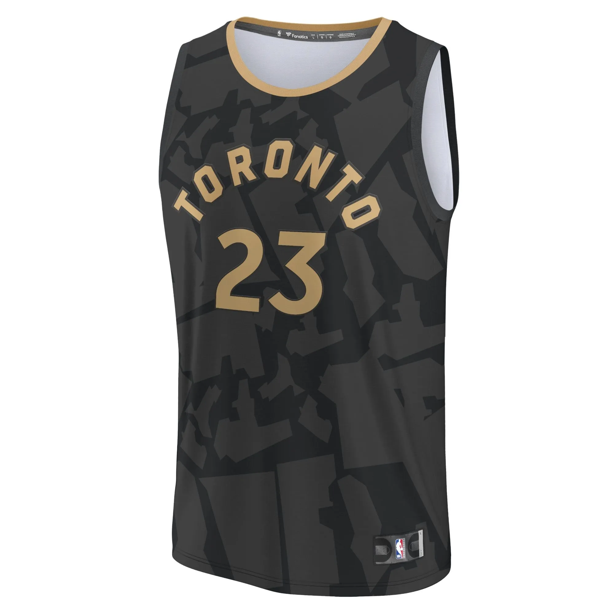 Fred VanVleet Toronto Raptors Fanatics Branded Youth Fastbreak Jersey - City Edition - Black