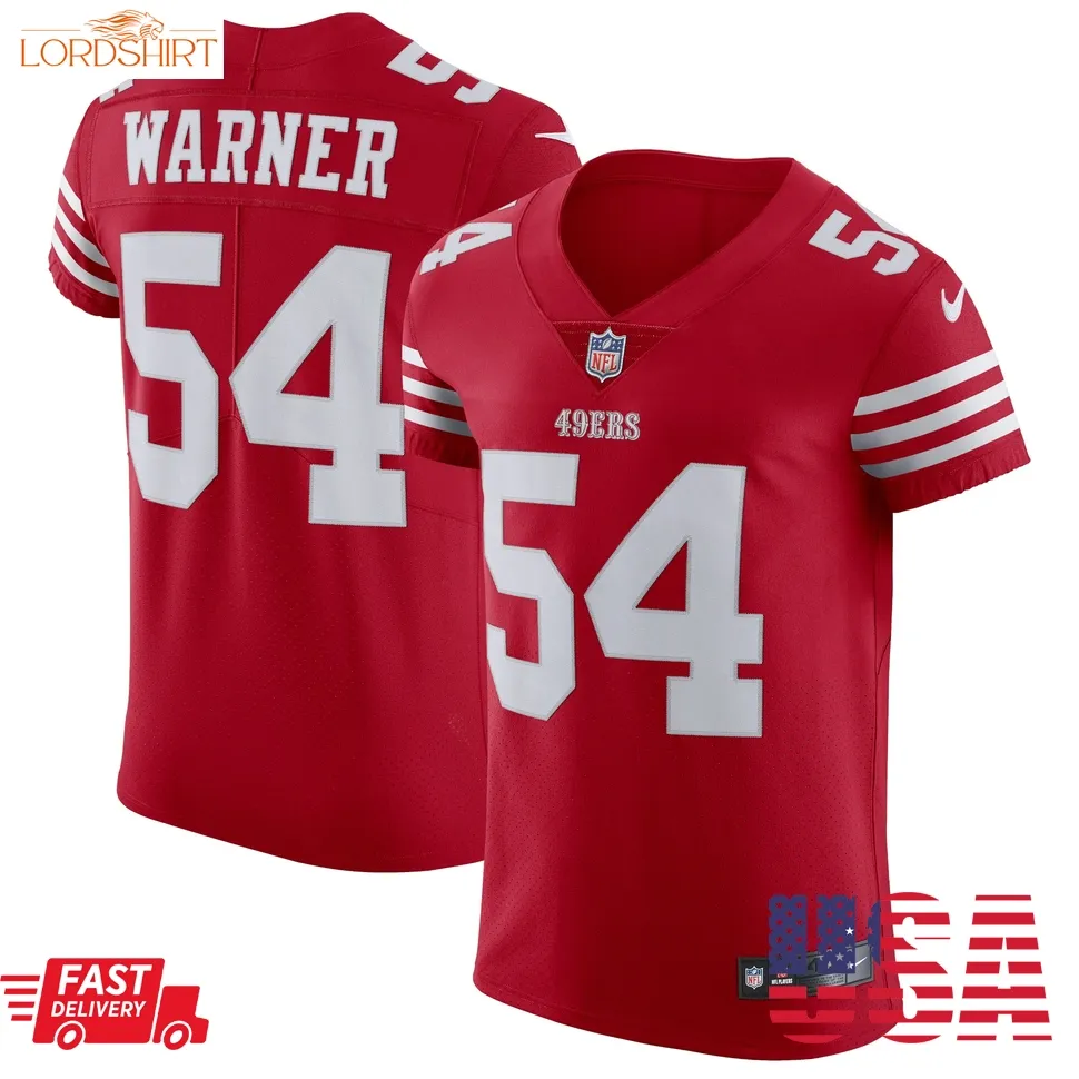 Fred Warner San Francisco 49Ers  Vapor Elite Jersey   Scarlet