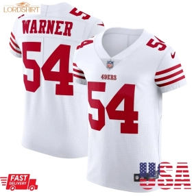 Fred Warner San Francisco 49Ers  Vapor Elite Jersey   White