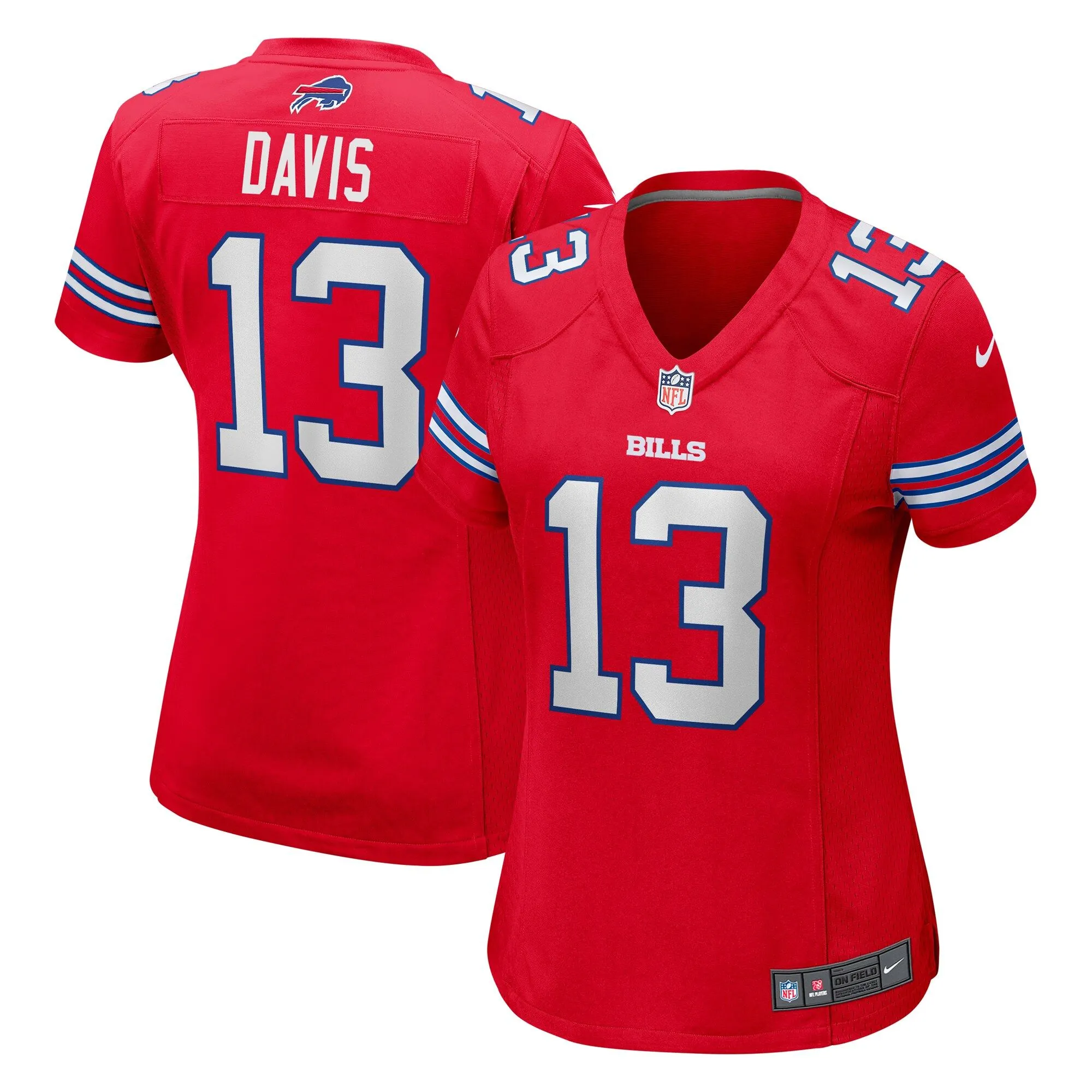 Gabe Davis Buffalo Bills  Women's Player Jersey - Red