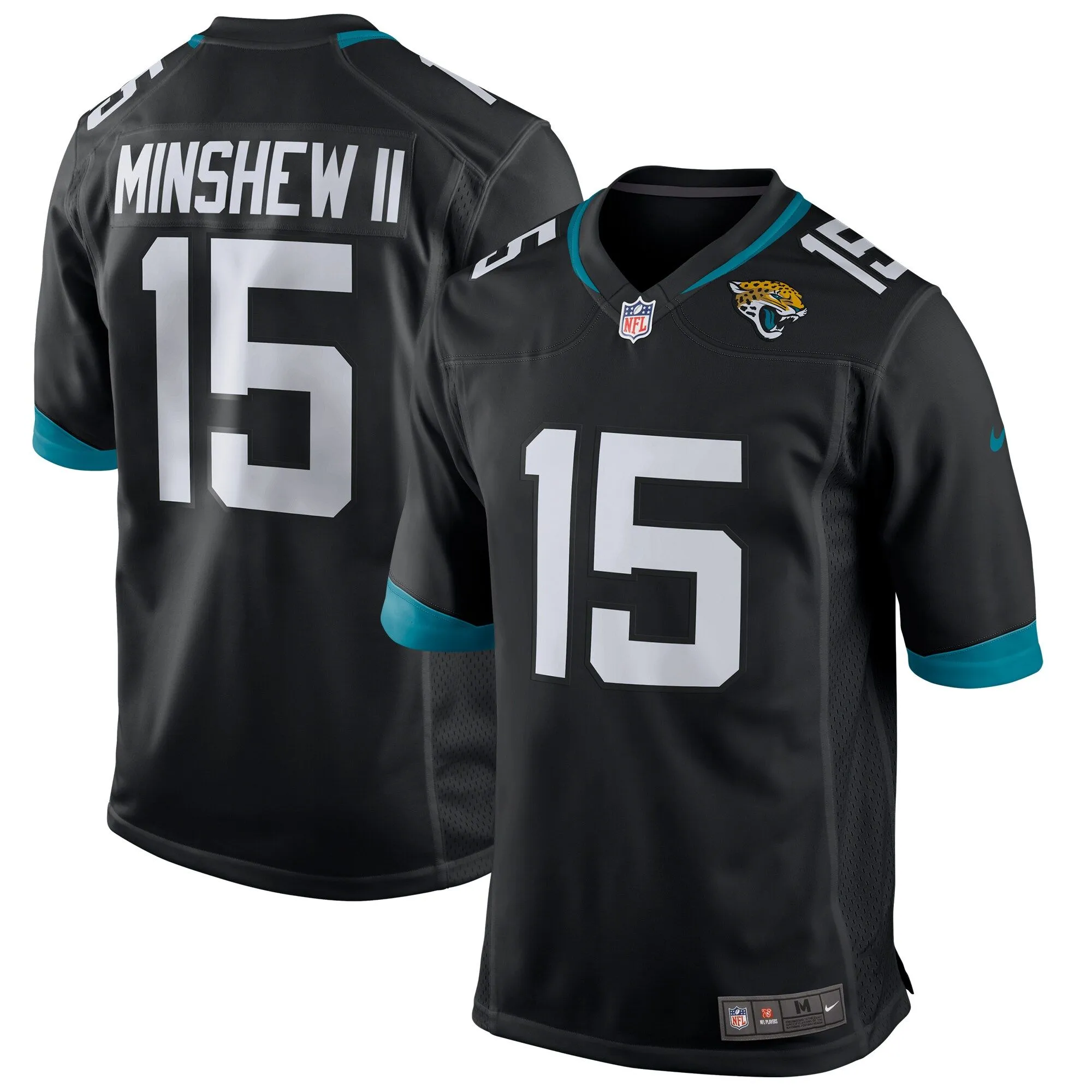 Gardner Minshew II Jacksonville Jaguars  Game Jersey - Black