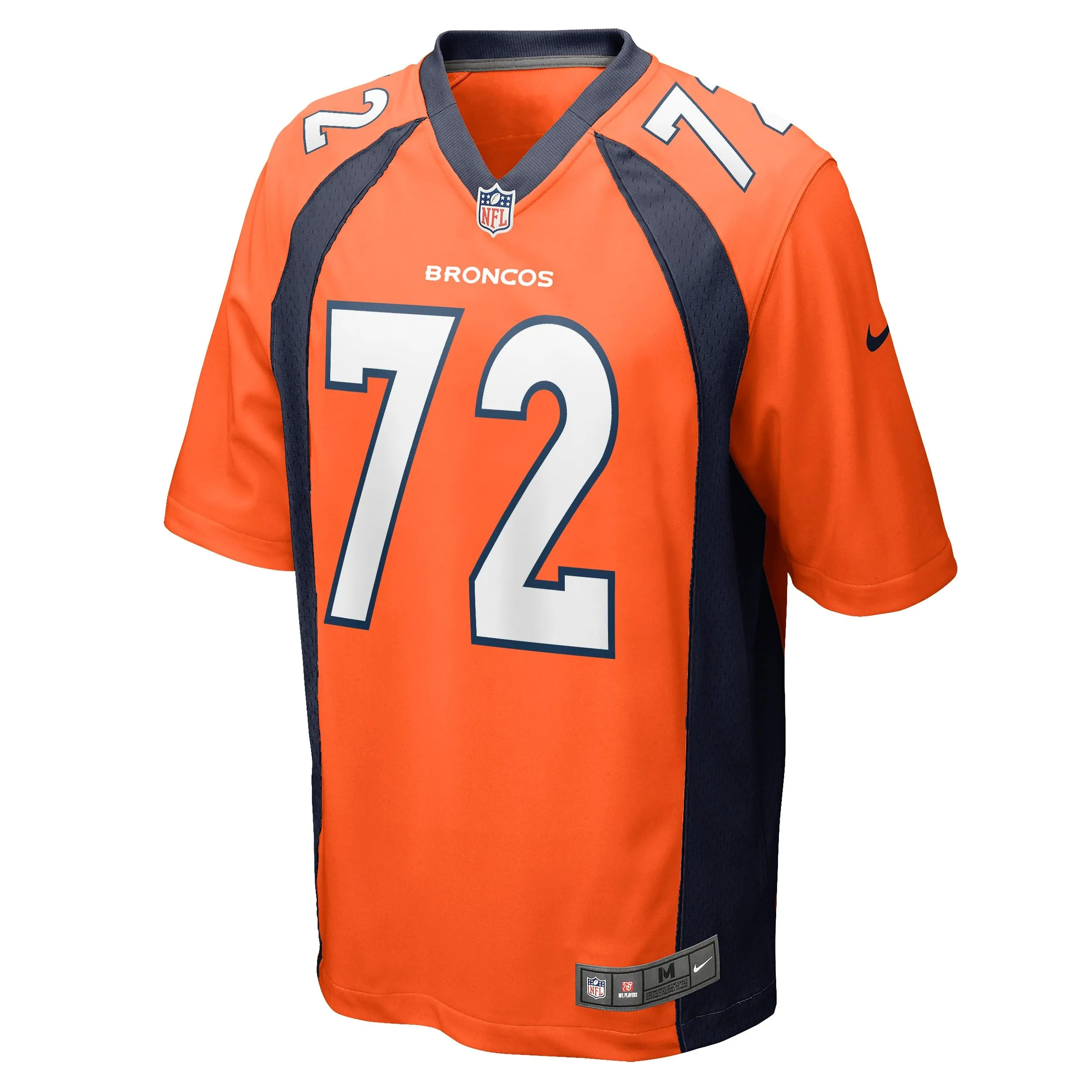 Garett Bolles Denver Broncos  Game Jersey - Orange