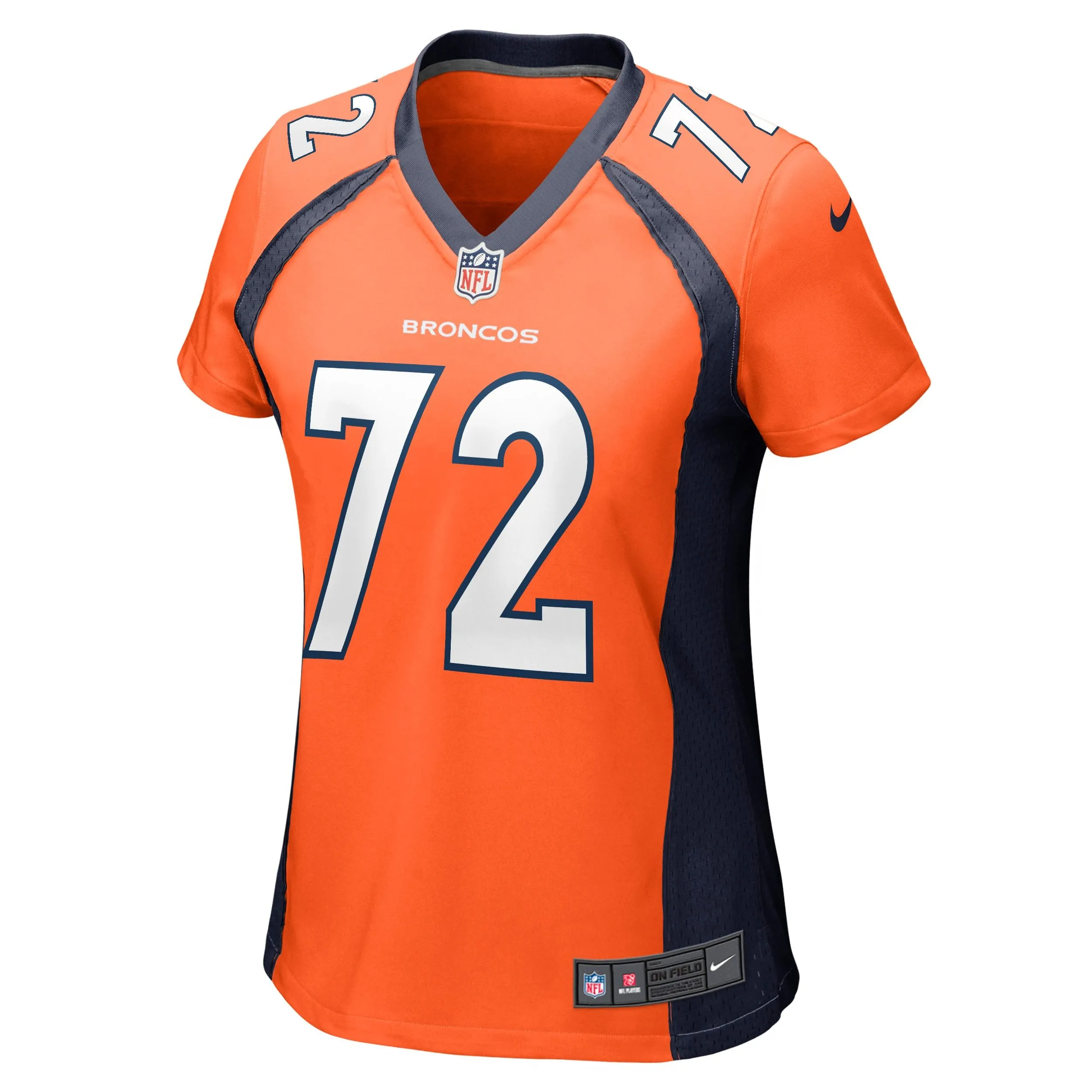 Garett Bolles Denver Broncos  Women's Game Jersey - Orange