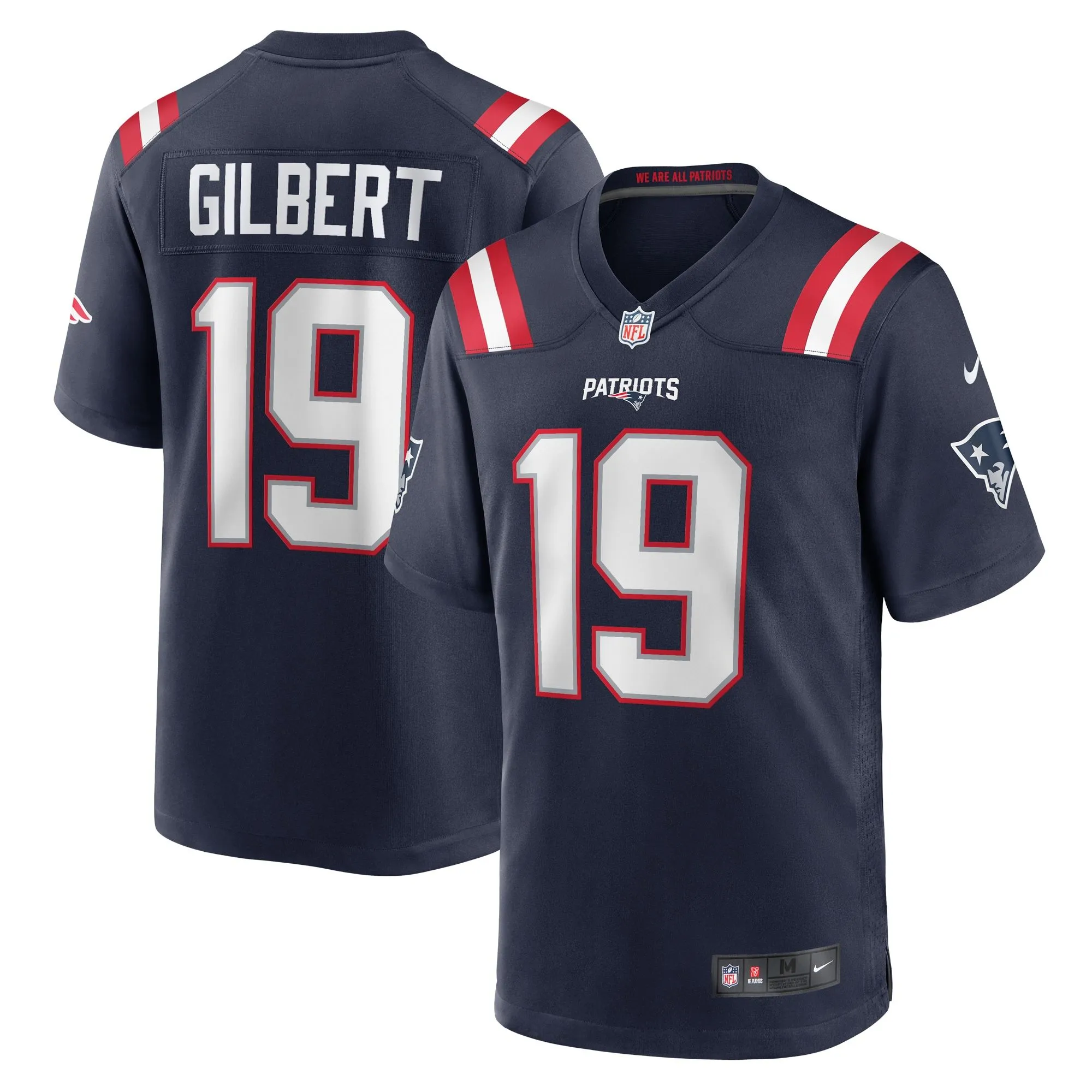 Garrett Gilbert New England Patriots  Home Game Player Jersey - Navy