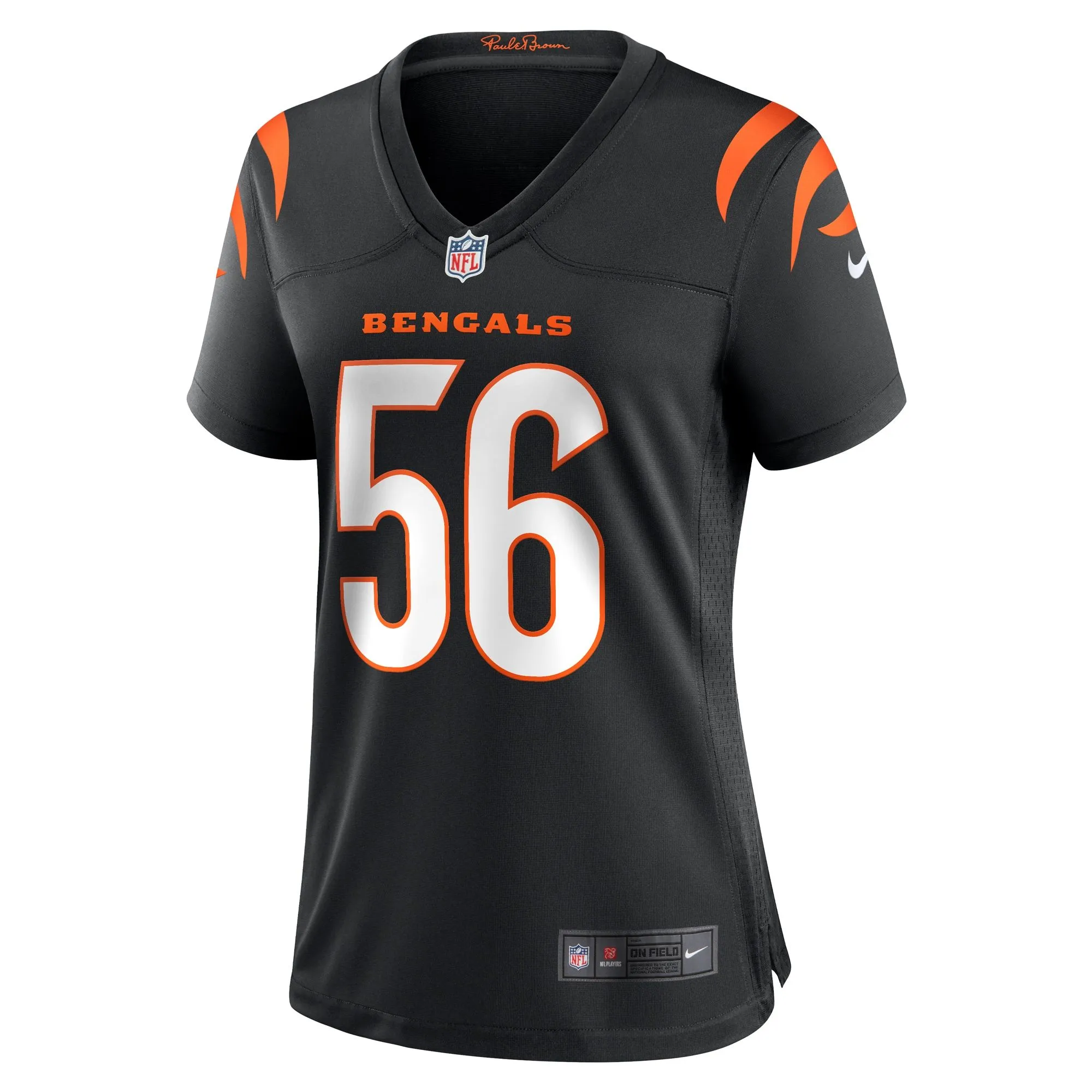 Garrett Nelson Cincinnati Bengals  Women's  Game Jersey -  Black