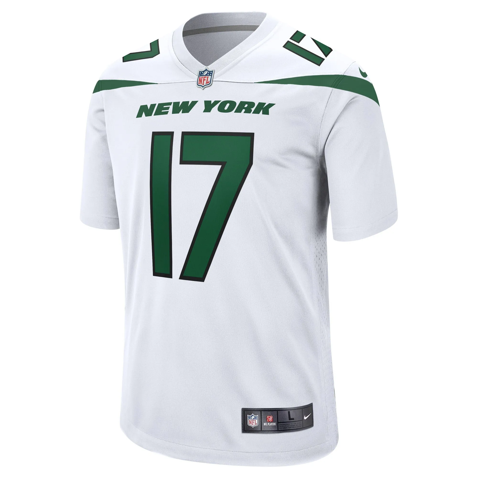 Garrett Wilson New York Jets  Game Player Jersey - White