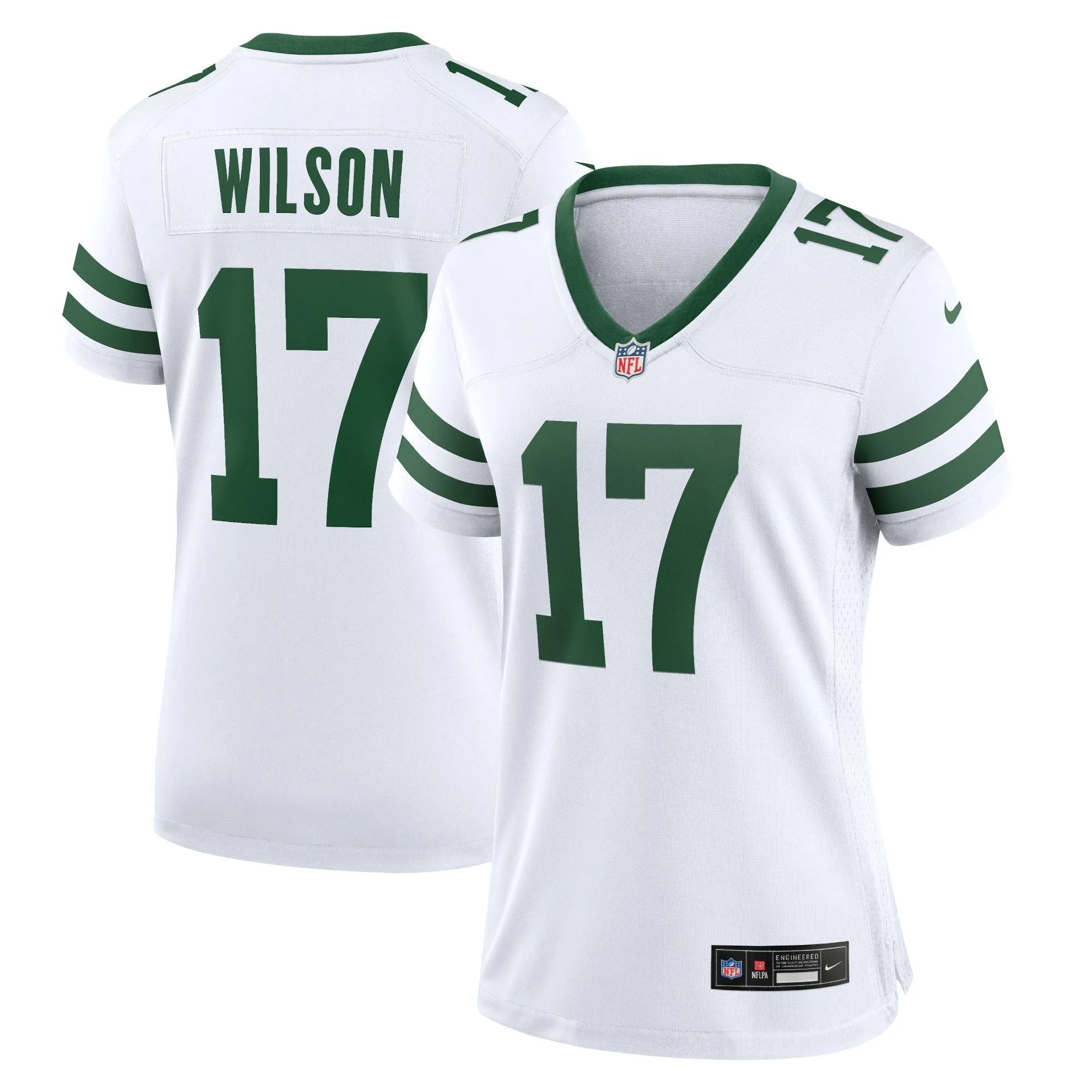 Garrett Wilson New York Jets  Women's Player Jersey - White