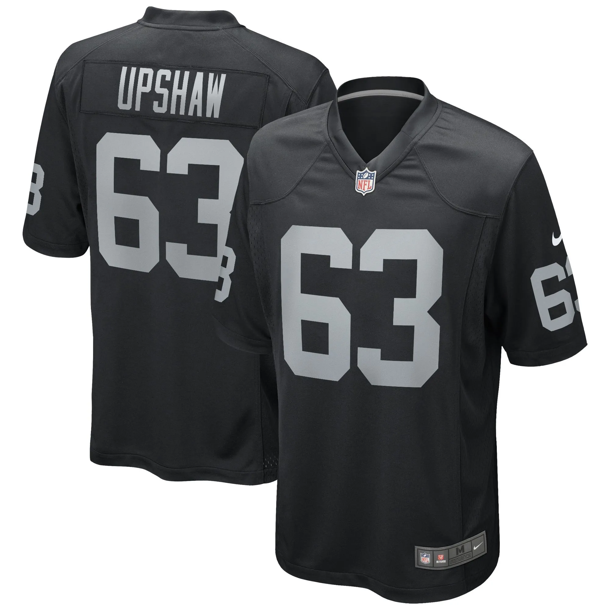 Gene Upshaw Las Vegas Raiders  Game Retired Player Jersey - Black