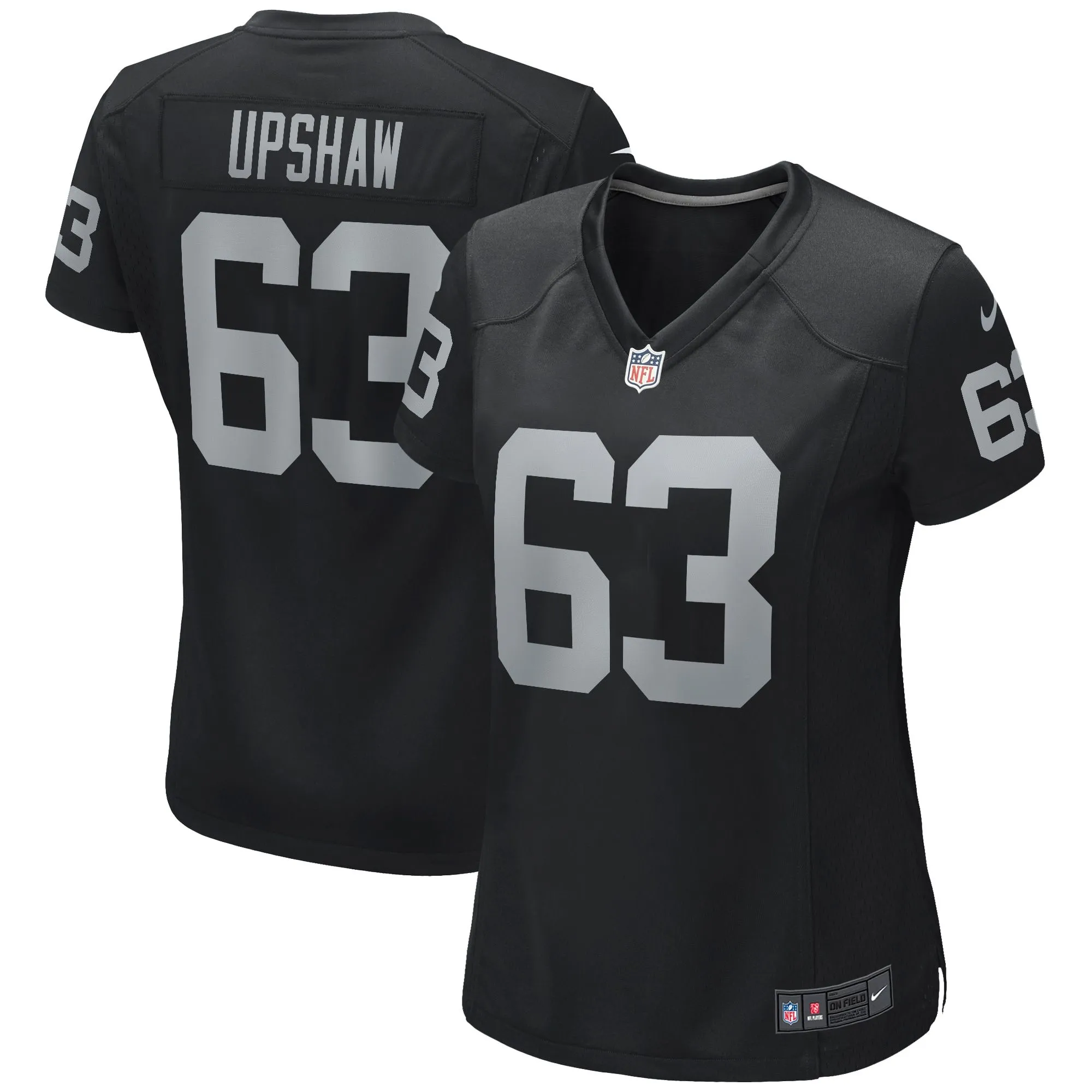 Gene Upshaw Las Vegas Raiders  Women's Game Retired Player Jersey - Black