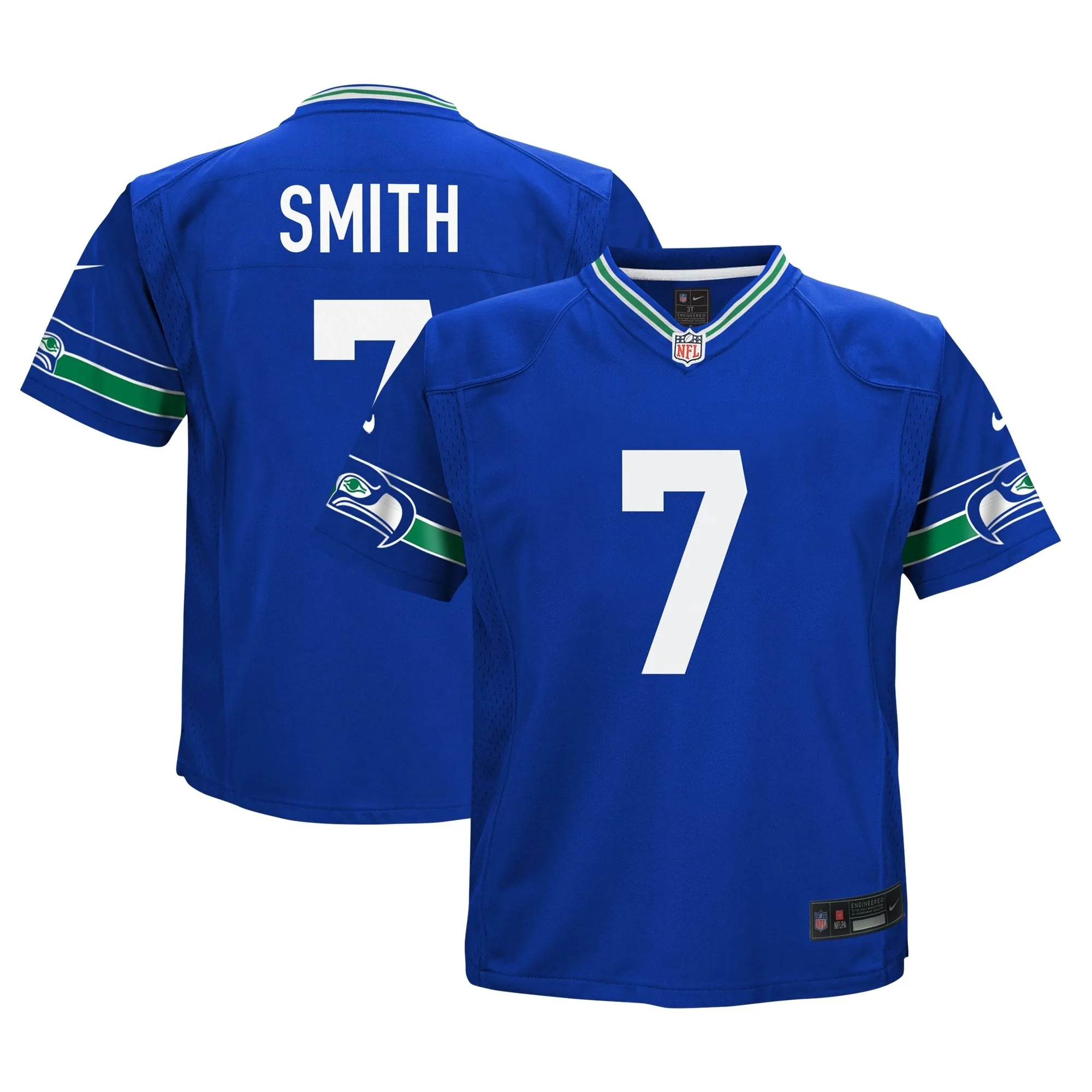 Geno Smith Seattle Seahawks  Preschool Game Jersey - Royal