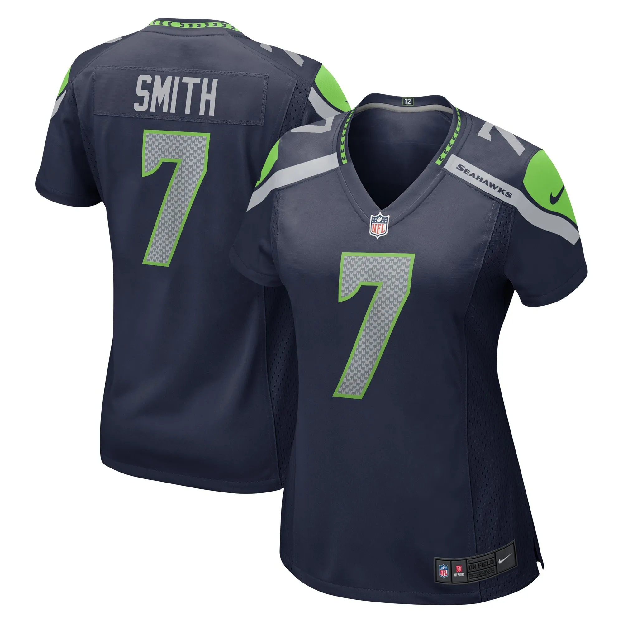 Geno Smith Seattle Seahawks  Women's Player Jersey - Navy