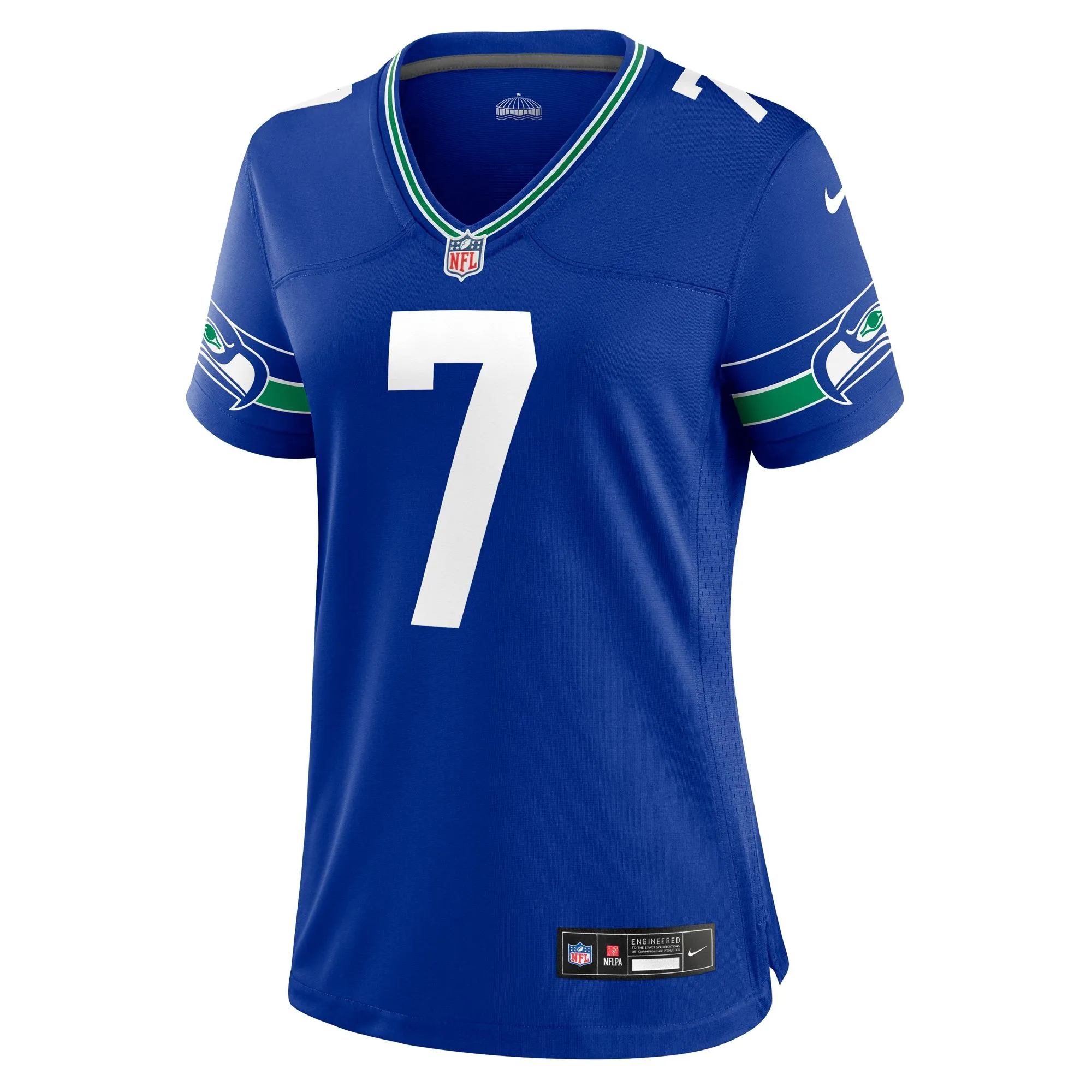 Geno Smith Seattle Seahawks  Women's Player Jersey - Royal