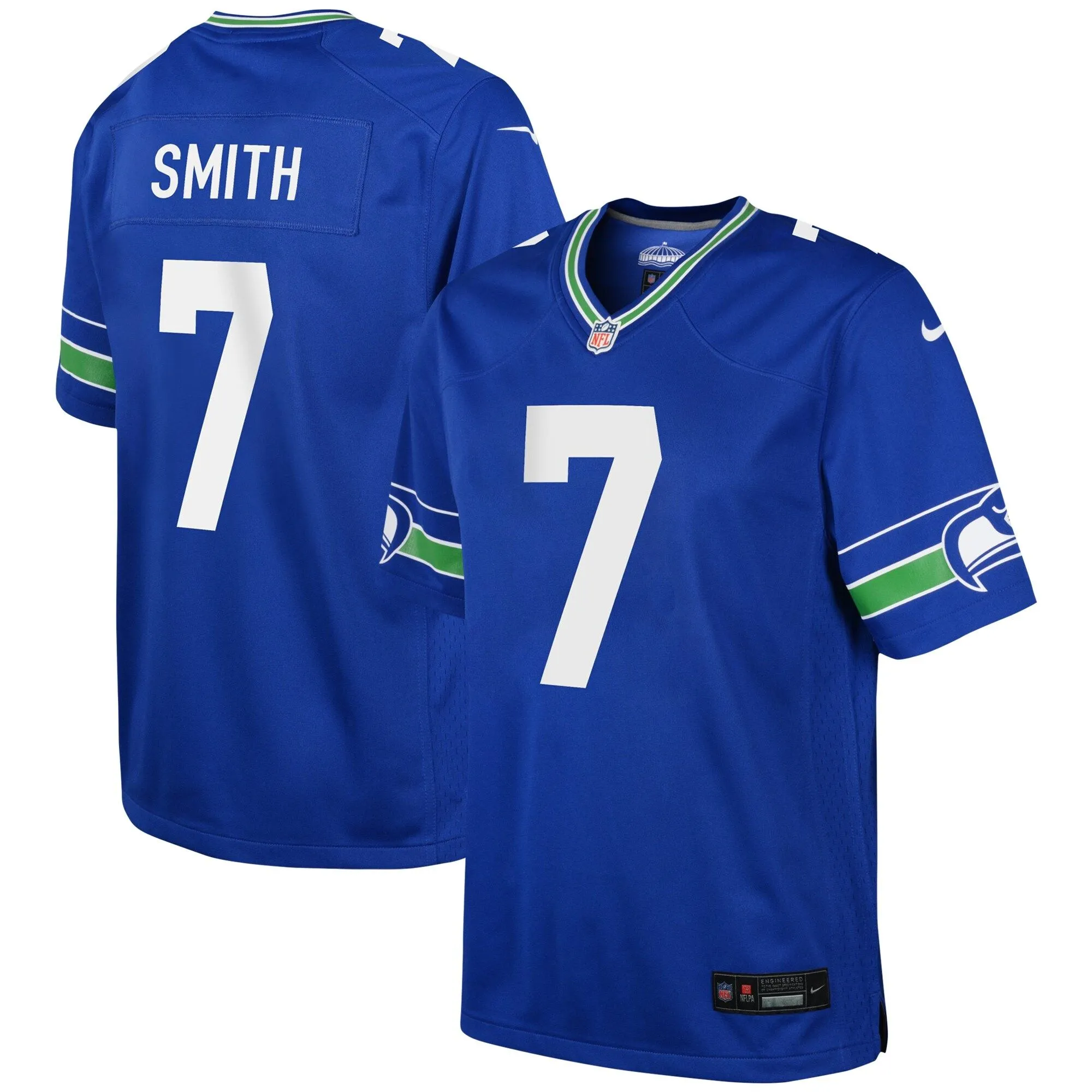 Geno Smith Seattle Seahawks  Youth Game Jersey - Royal