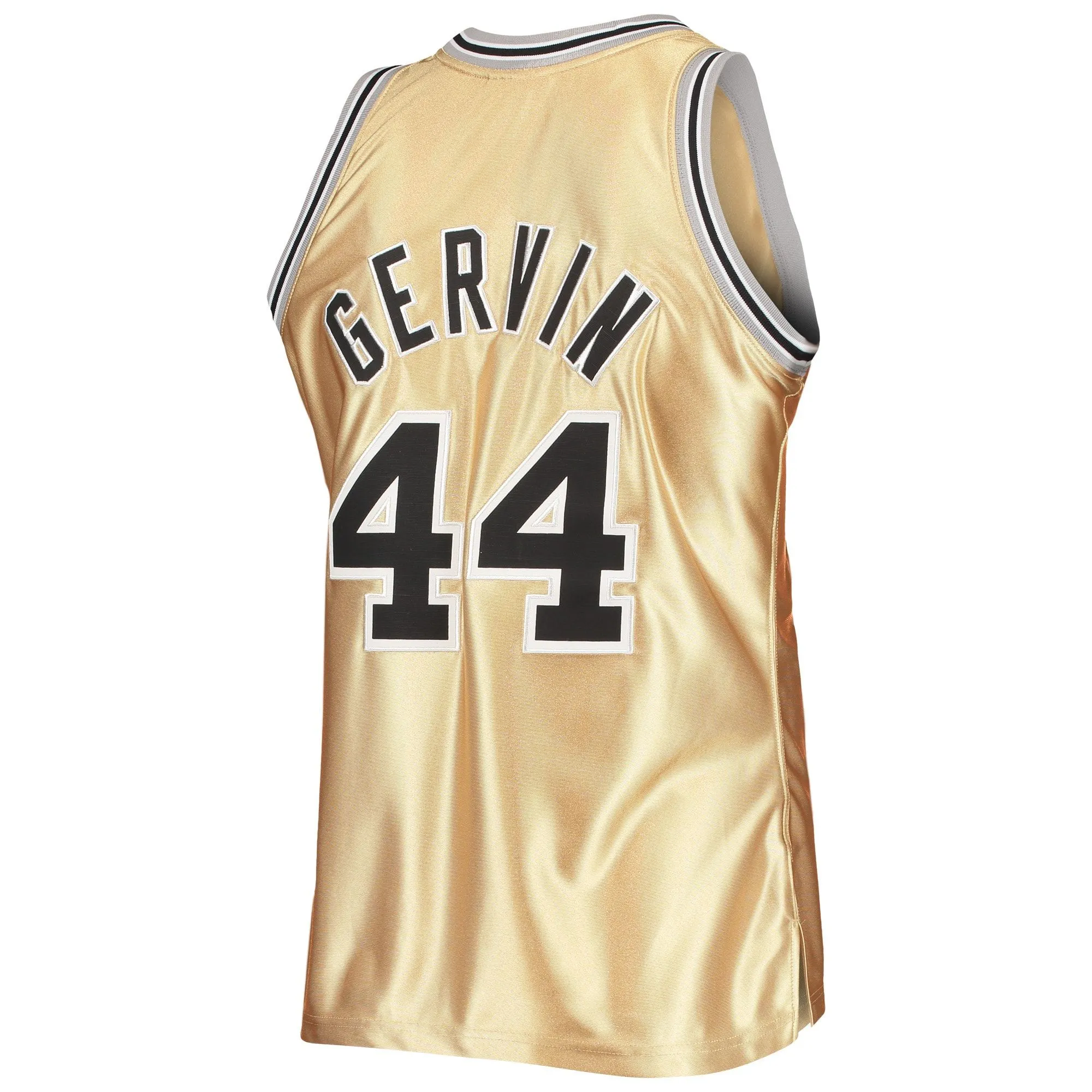 George Gervin San Antonio Spurs Mitchell & Ness 75th Anniversary 1977/78 Hardwood Classics Swingman Jersey - Gold