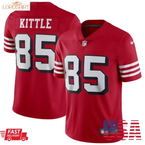 George Kittle San Francisco 49Ers  Alternate Vapor Limited Player Jersey   Red