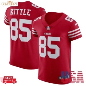 George Kittle San Francisco 49Ers  Vapor Elite Jersey   Scarlet