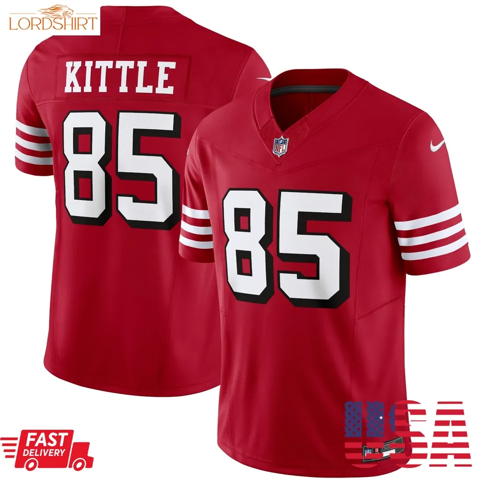 George Kittle San Francisco 49Ers  Vapor Fuse Limited Jersey   Scarlet