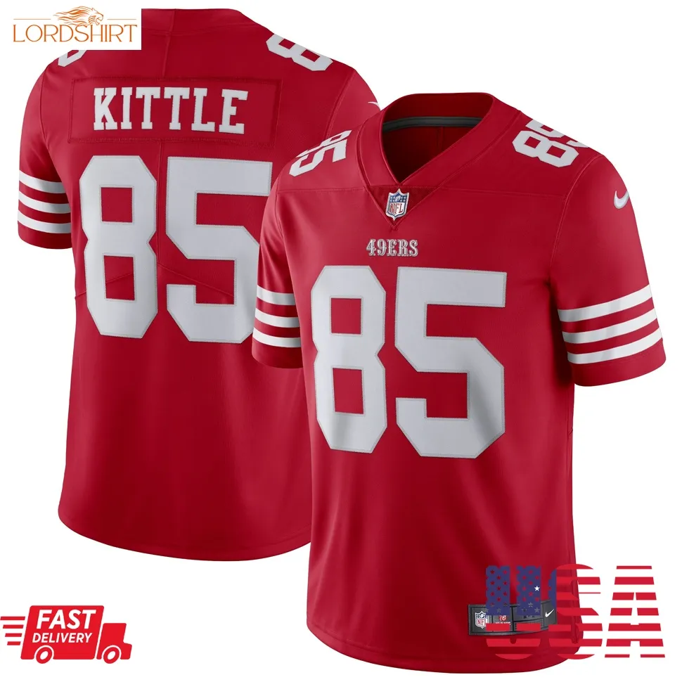 George Kittle San Francisco 49Ers  Vapor Limited Jersey   Scarlet