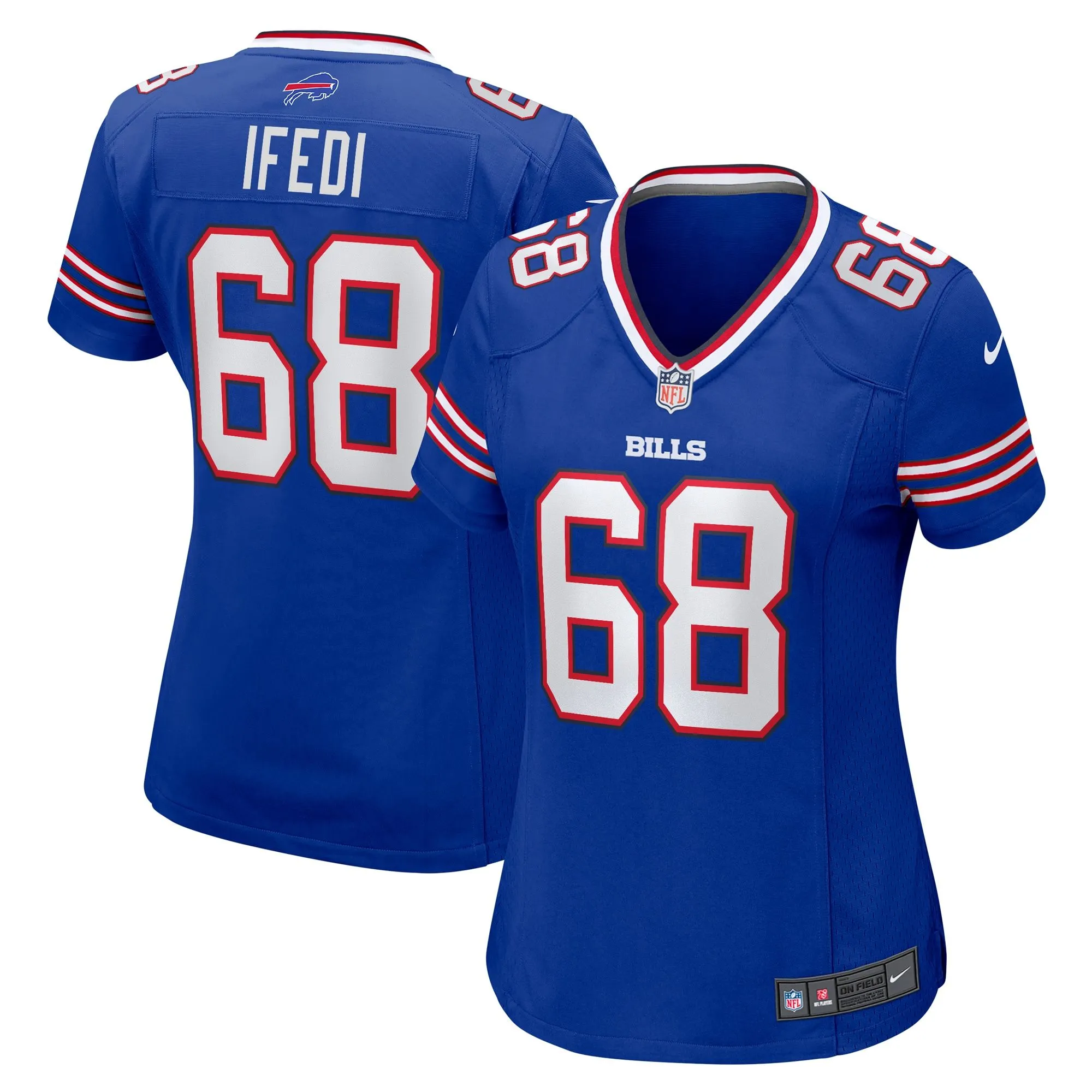 Germain Ifedi Buffalo Bills  Women's Team Game Jersey -  Royal