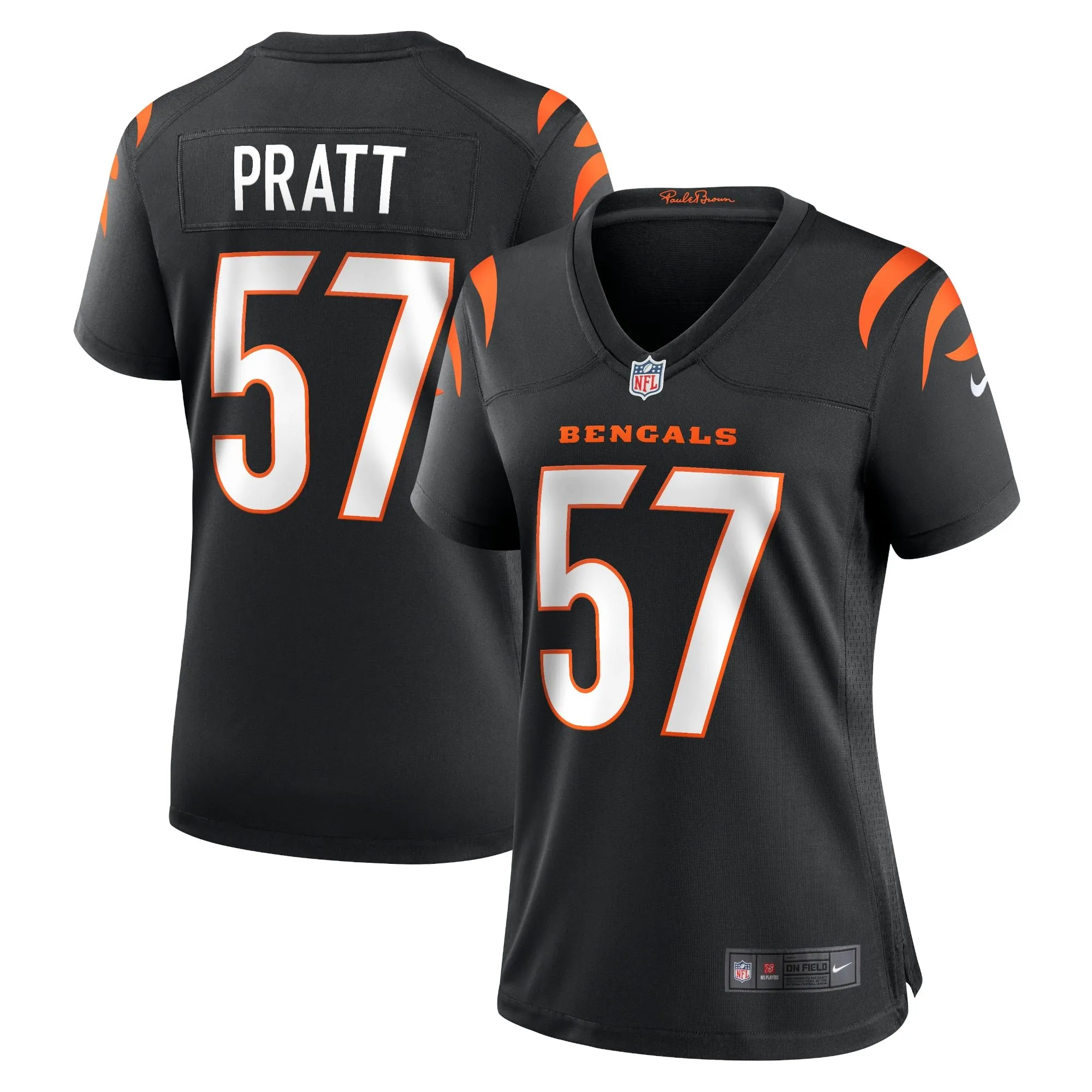 Germaine Pratt Cincinnati Bengals Women's  Game Jersey - Black