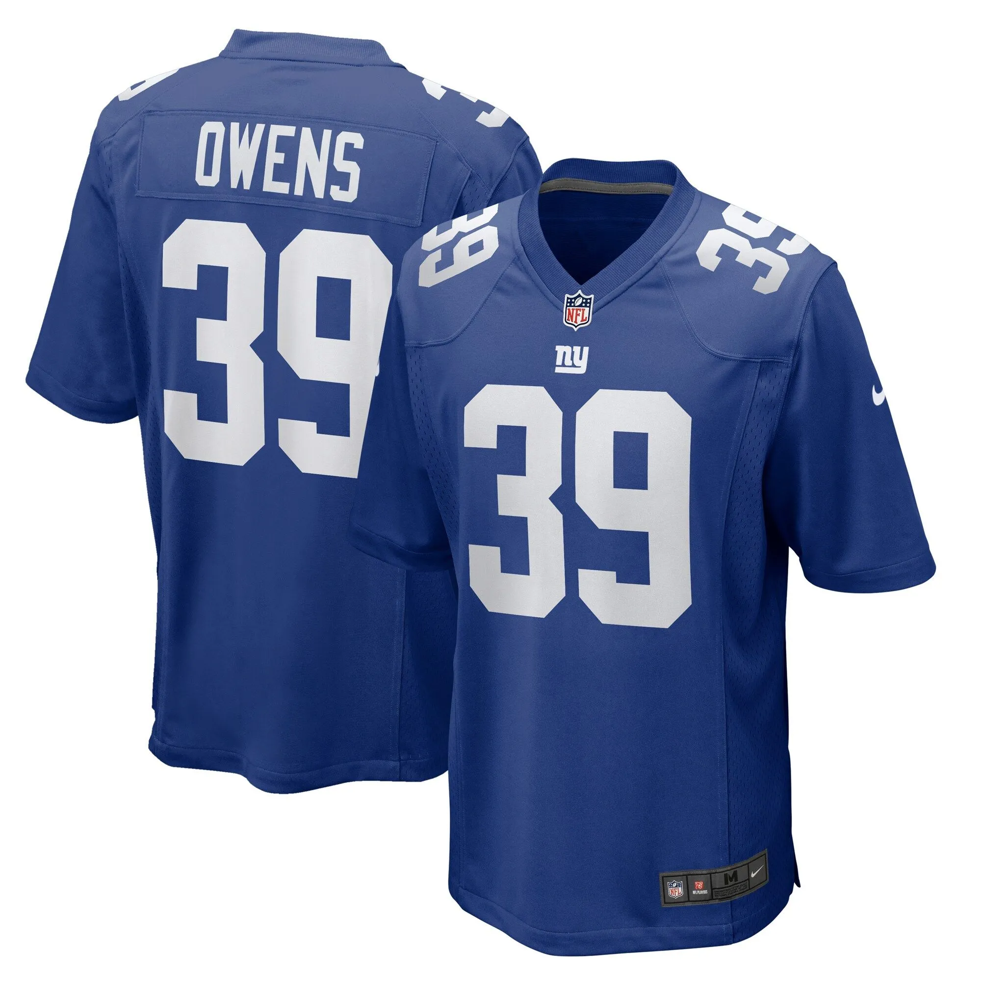 Gervarrius Owens New York Giants  Team Game Jersey -  Royal