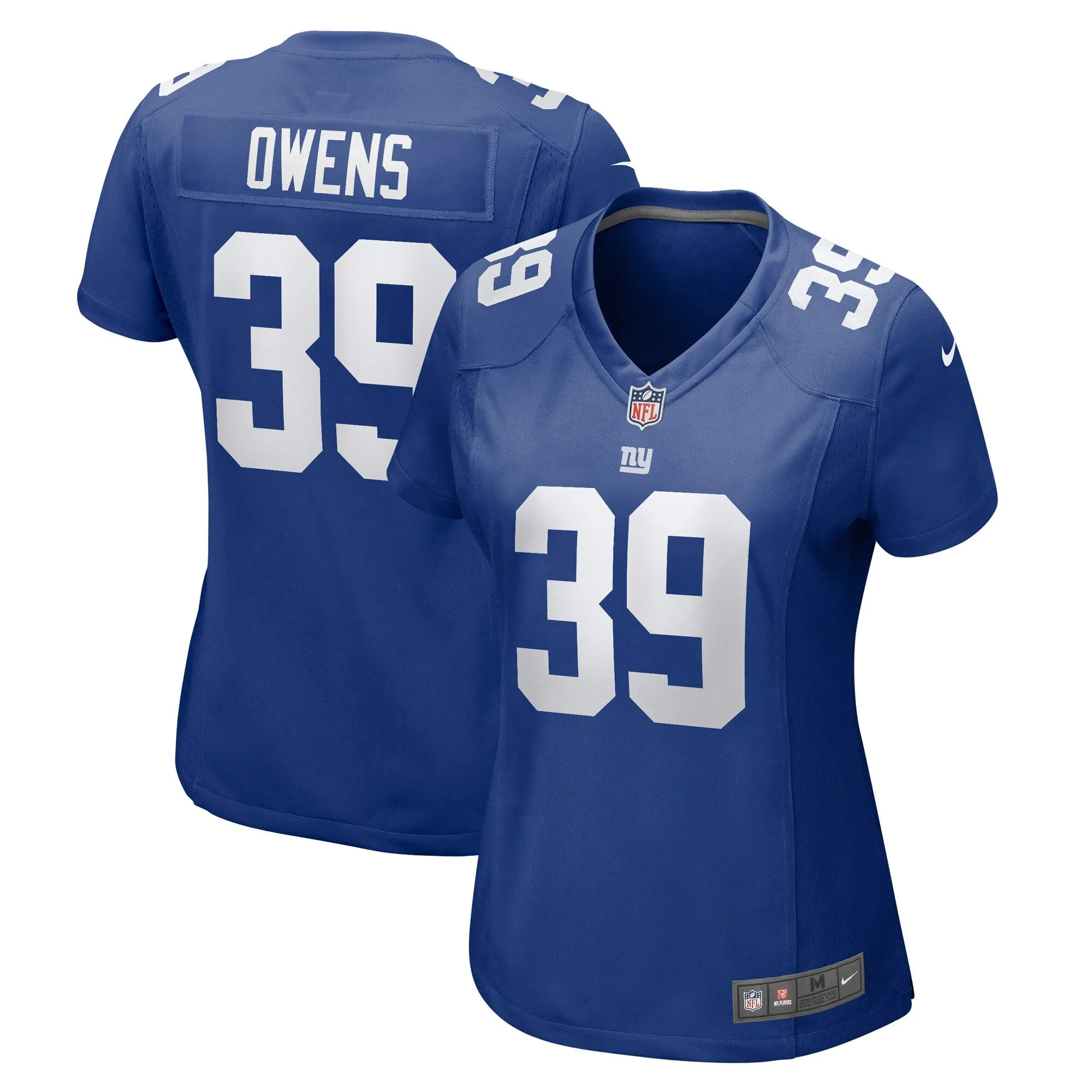 Gervarrius Owens New York Giants  Women's Team Game Jersey -  Royal