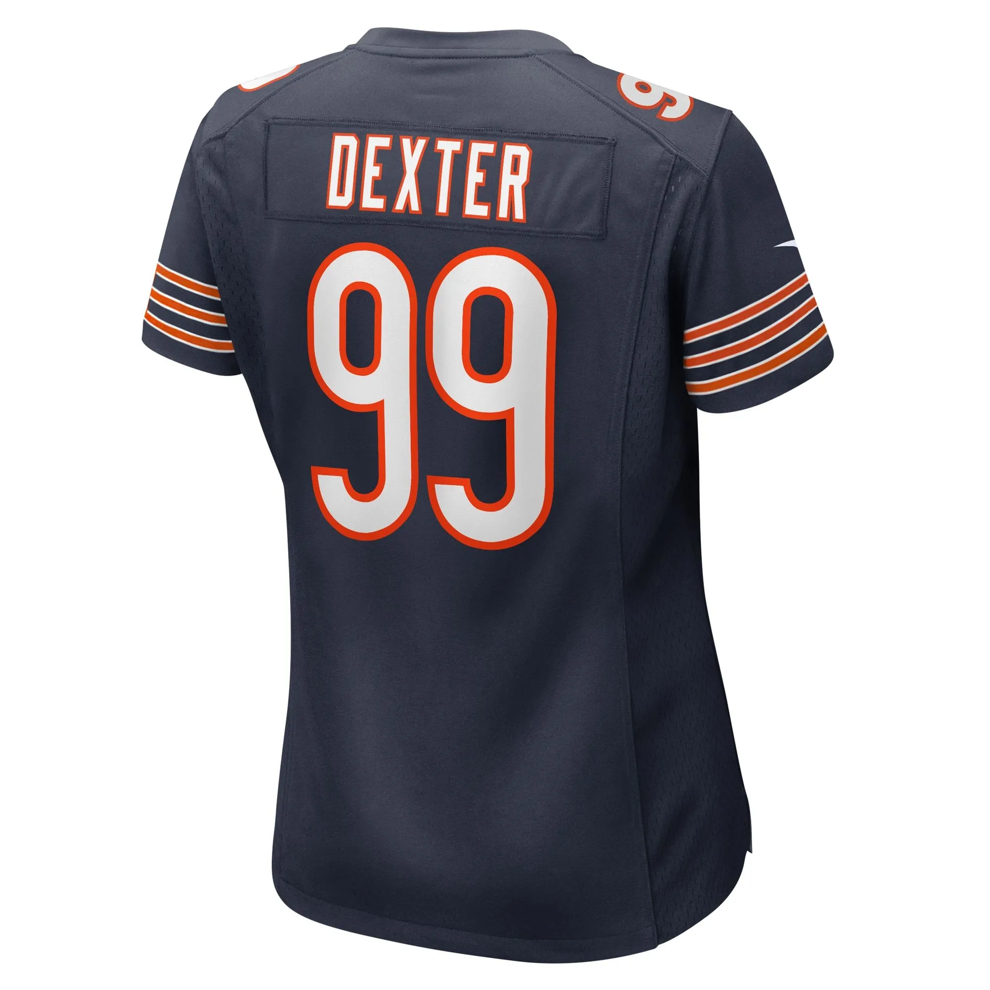 Gervon Dexter Sr Chicago Bears  Women's Team Game Jersey -  Navy