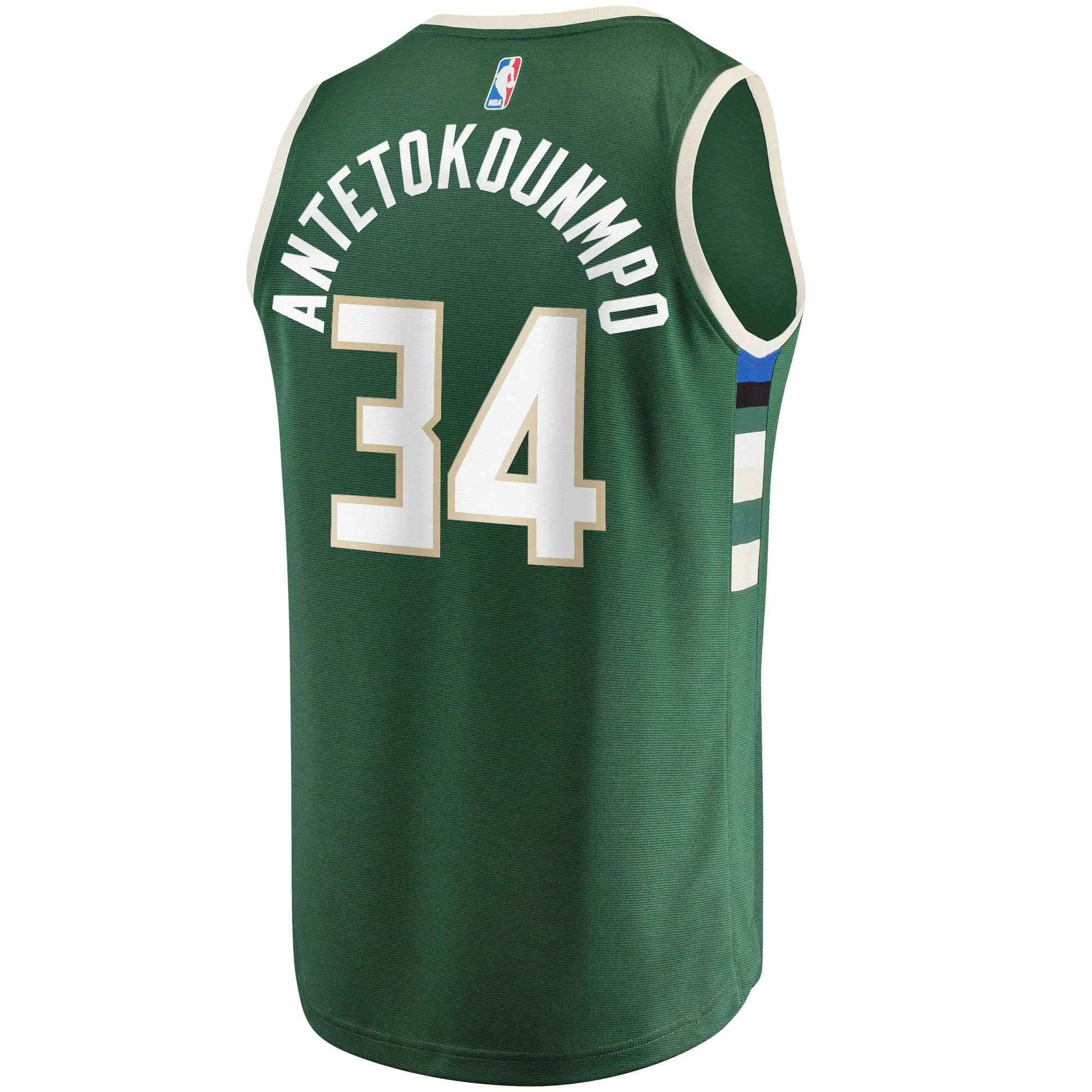 Giannis Antetokounmpo Milwaukee Bucks Fanatics Branded Big & Tall Fast Break Player Jersey - Hunter Green - Icon Edition