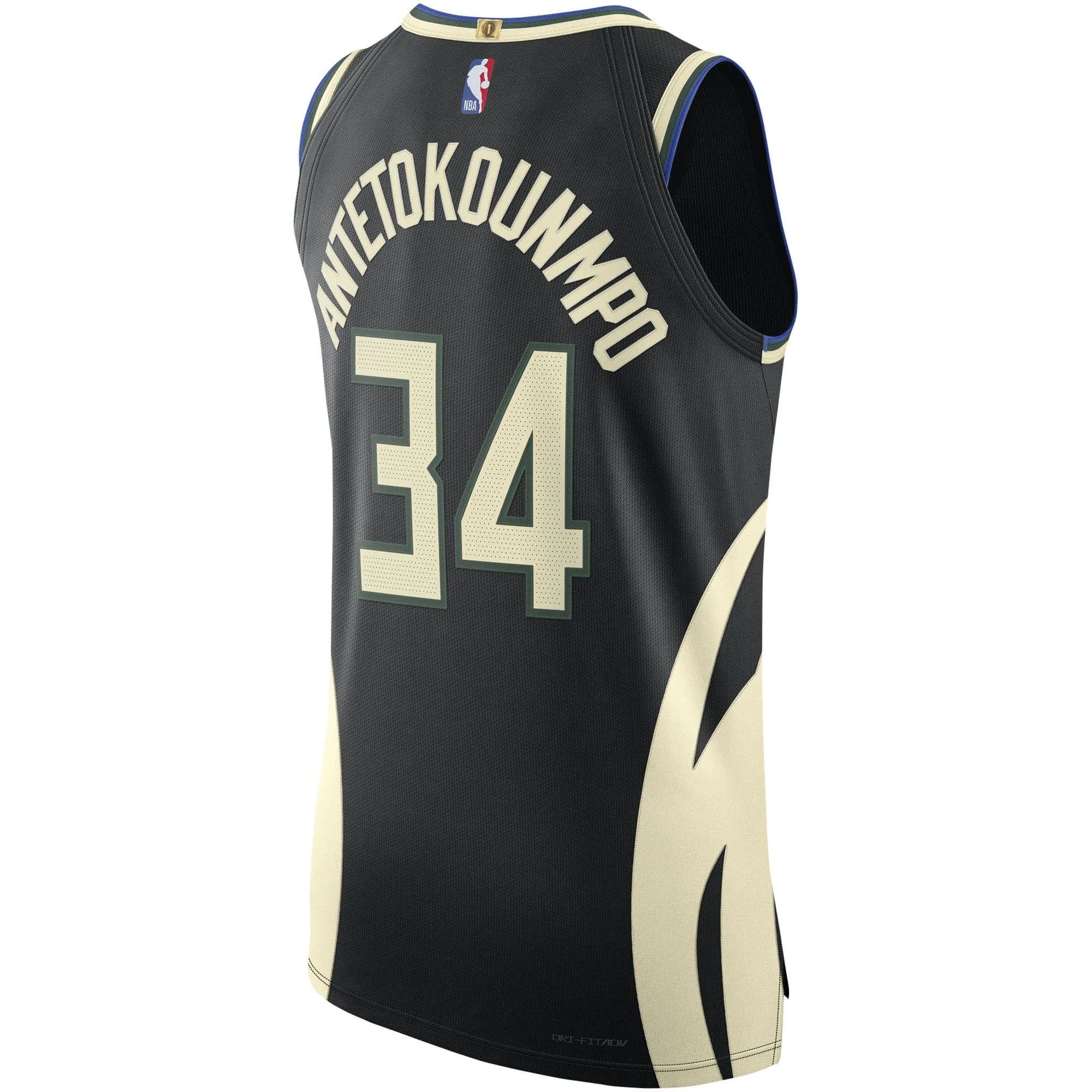 Giannis Antetokounmpo Milwaukee Bucks Jordan Brand  Player Jersey - Statement Edition - Black