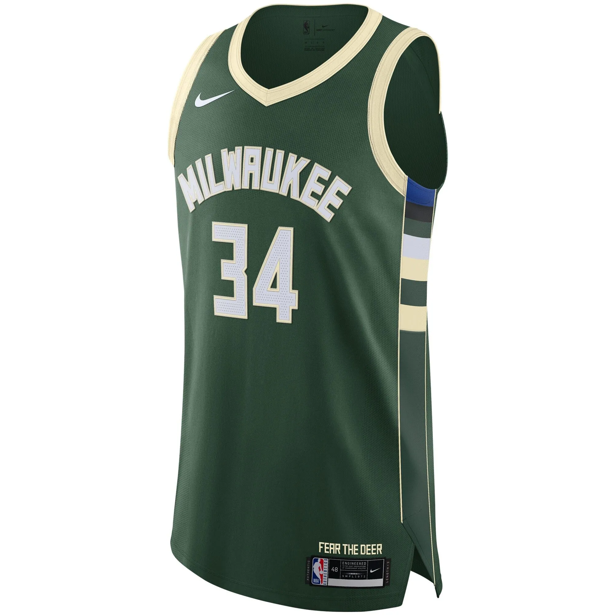 Giannis Antetokounmpo Milwaukee Bucks   Jersey - Icon Edition - Hunter Green