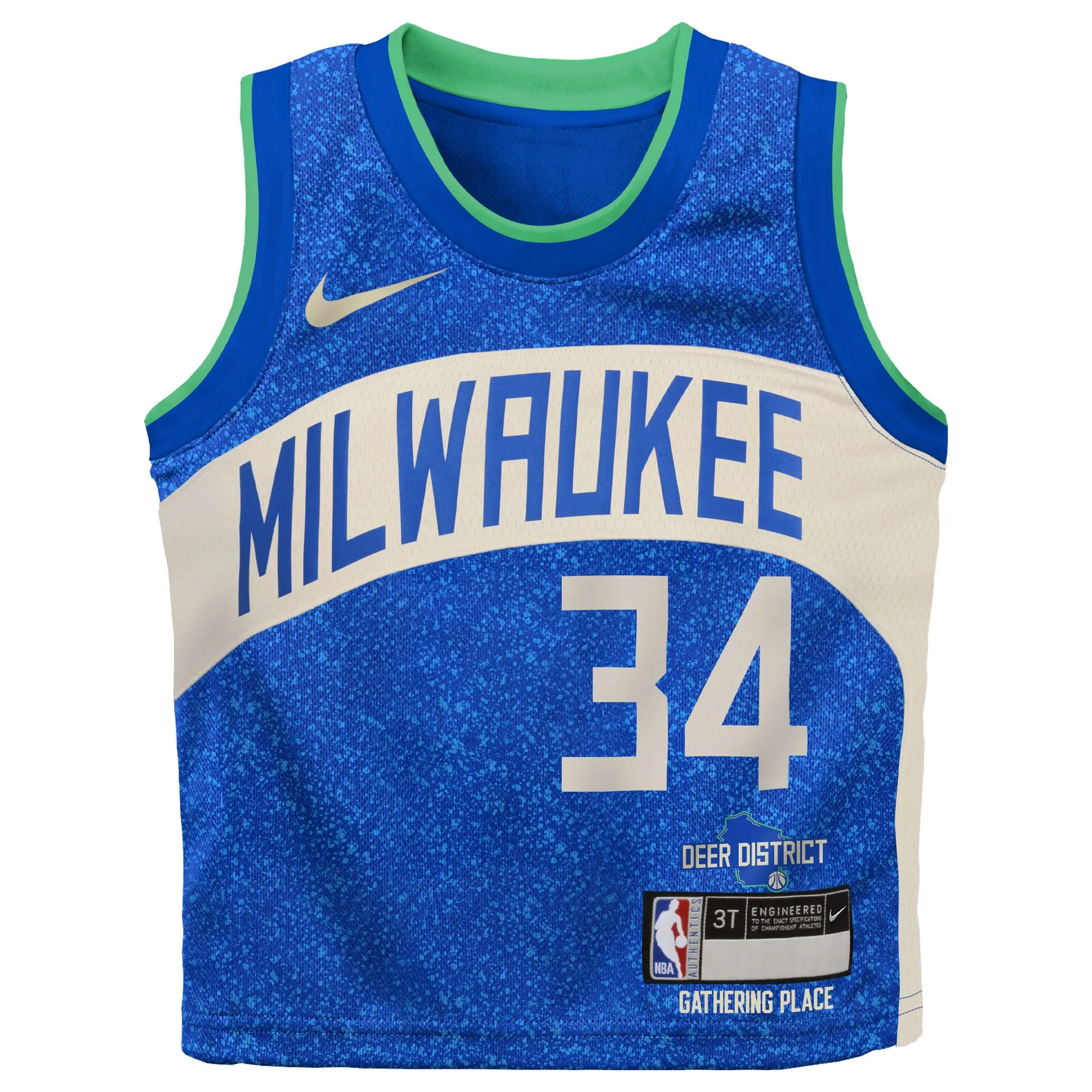 Giannis Antetokounmpo Milwaukee Bucks  Infant Swingman Replica Jersey - City Edition - Royal