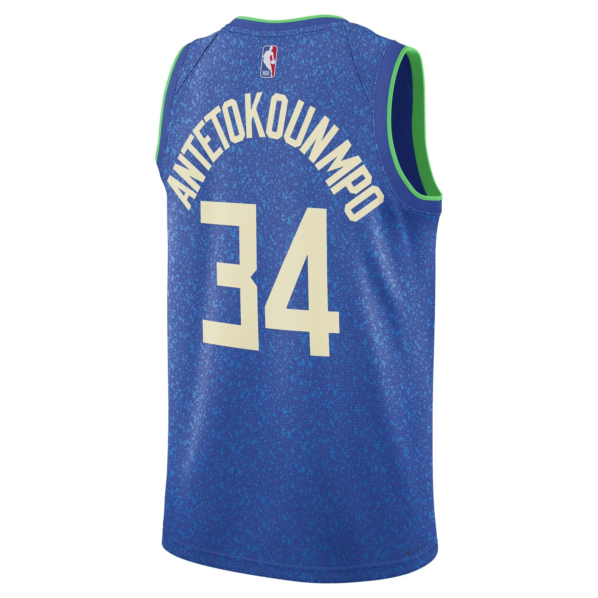 Giannis Antetokounmpo Milwaukee Bucks  Unisex 2023/24 Swingman Jersey - Blue - City Edition