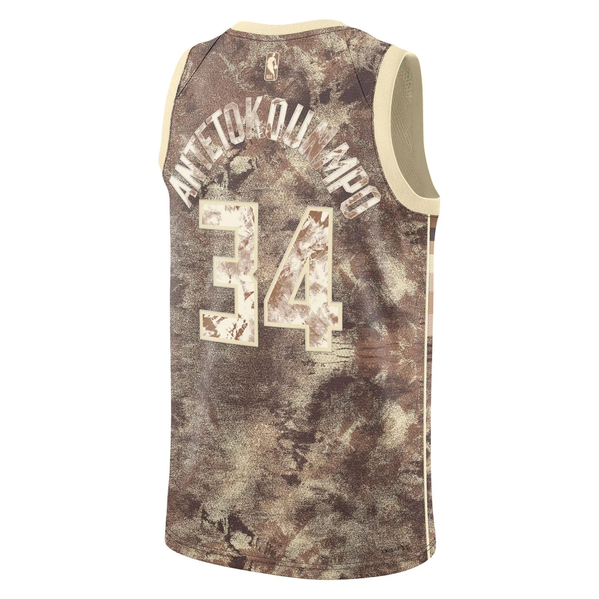 Giannis Antetokounmpo Milwaukee Bucks  Unisex Select Series Swingman Jersey - Brown