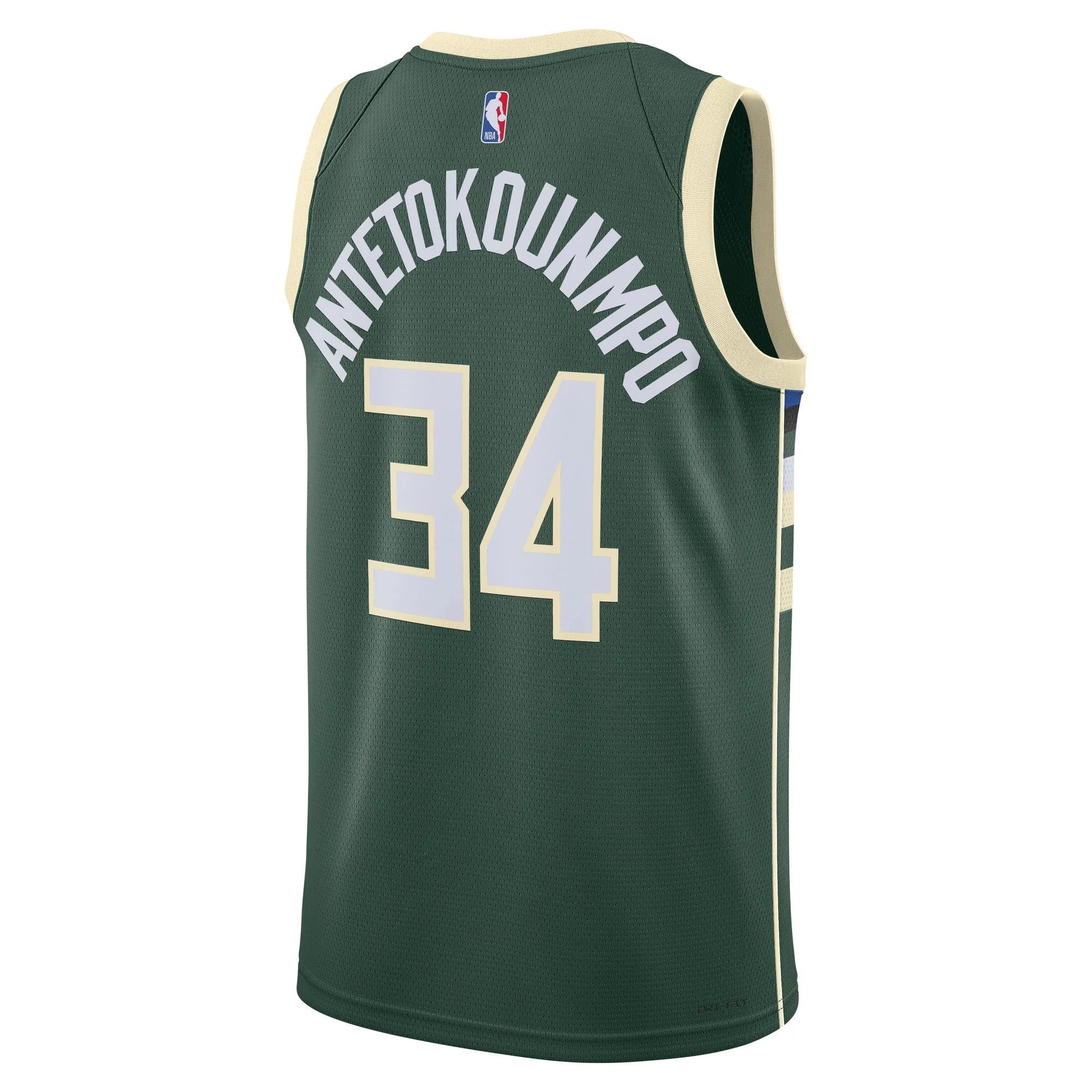 Giannis Antetokounmpo Milwaukee Bucks  Unisex Swingman Jersey - Icon Edition - Hunter Green