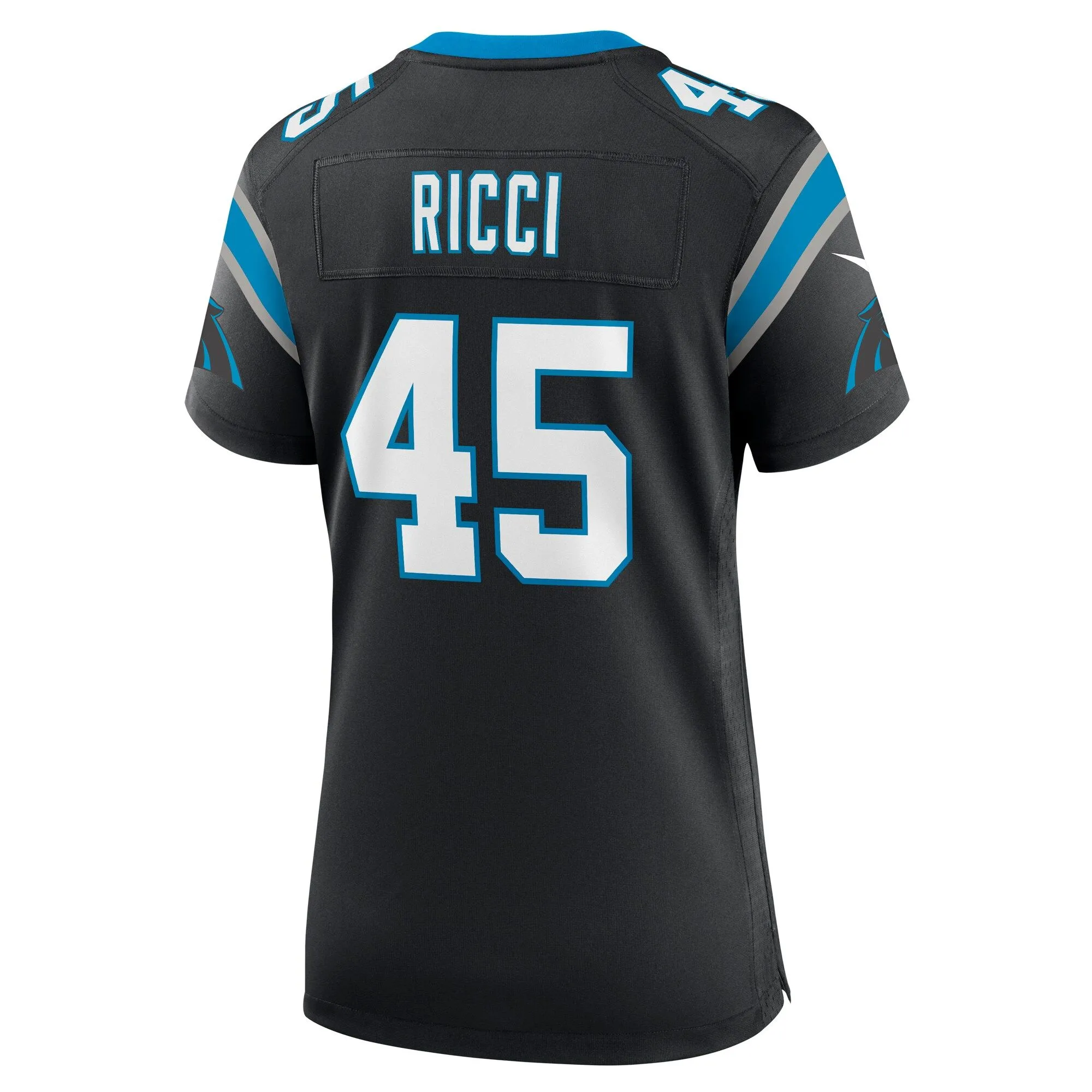 Giovanni Ricci Carolina Panthers  Women's Team Game Jersey - Black