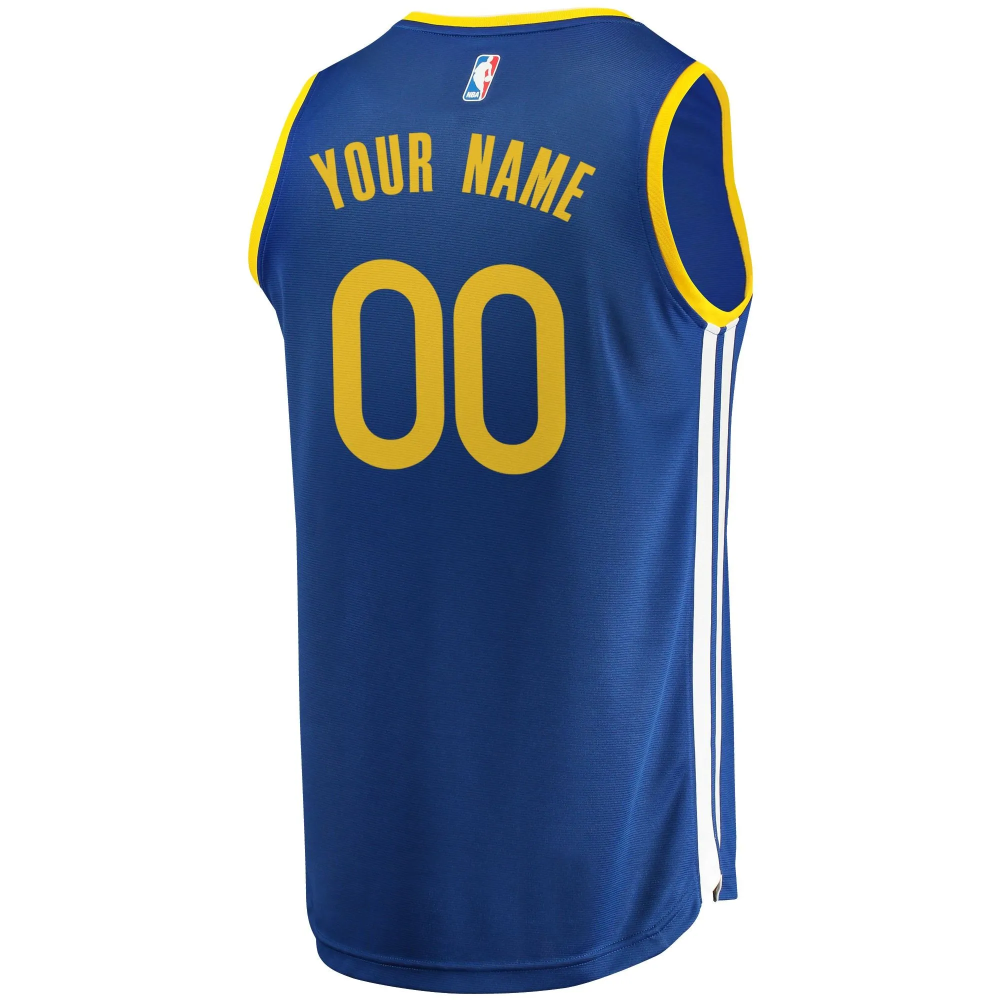 Golden State Warriors Fanatics Branded Youth 2019/20 Fast Break Custom Replica Jersey Royal - Icon Edition