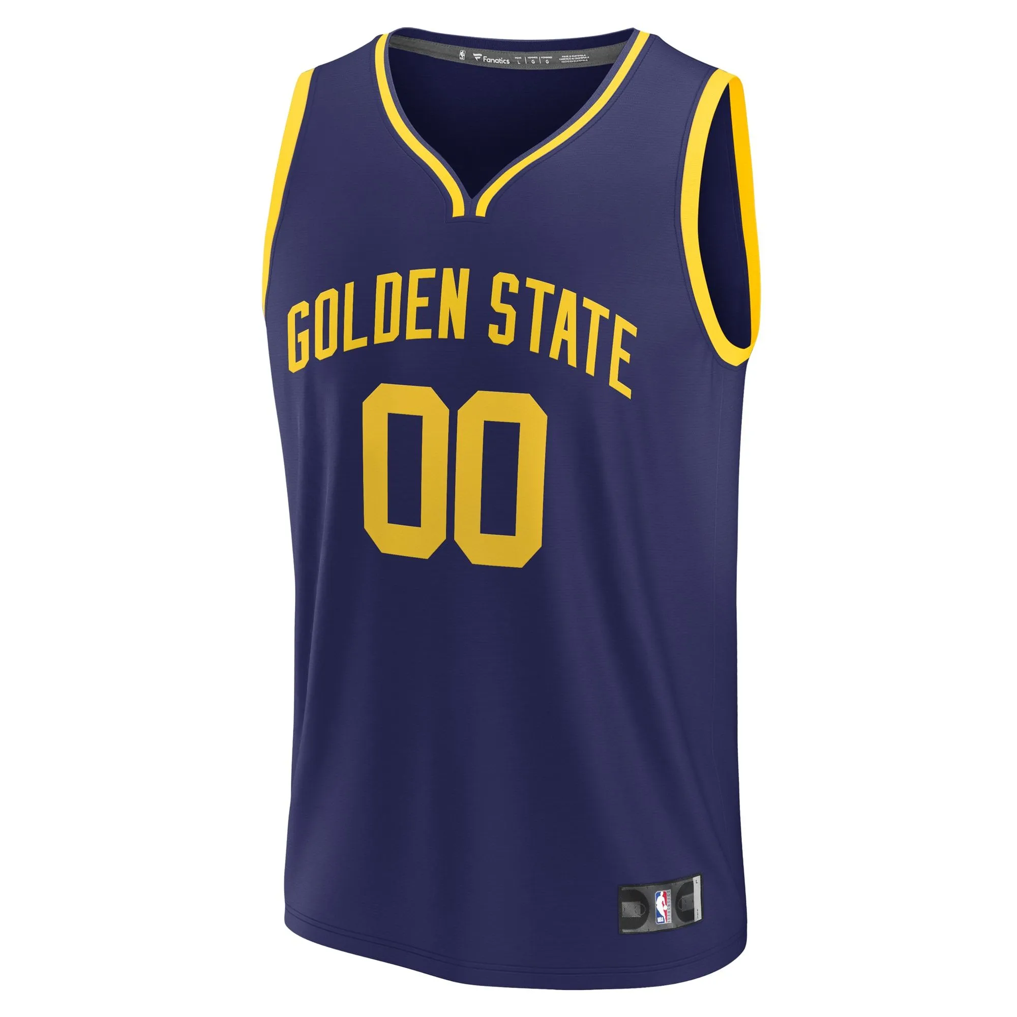 Golden State Warriors Fanatics Branded Youth Fast Break Replica Custom Jersey - Statement Edition - Navy