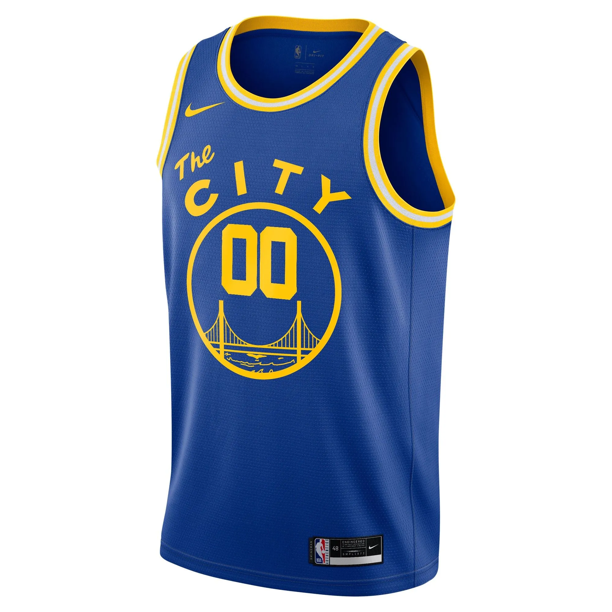 Golden State Warriors  2020/21 Hardwood Classics Swingman Custom Jersey - Blue