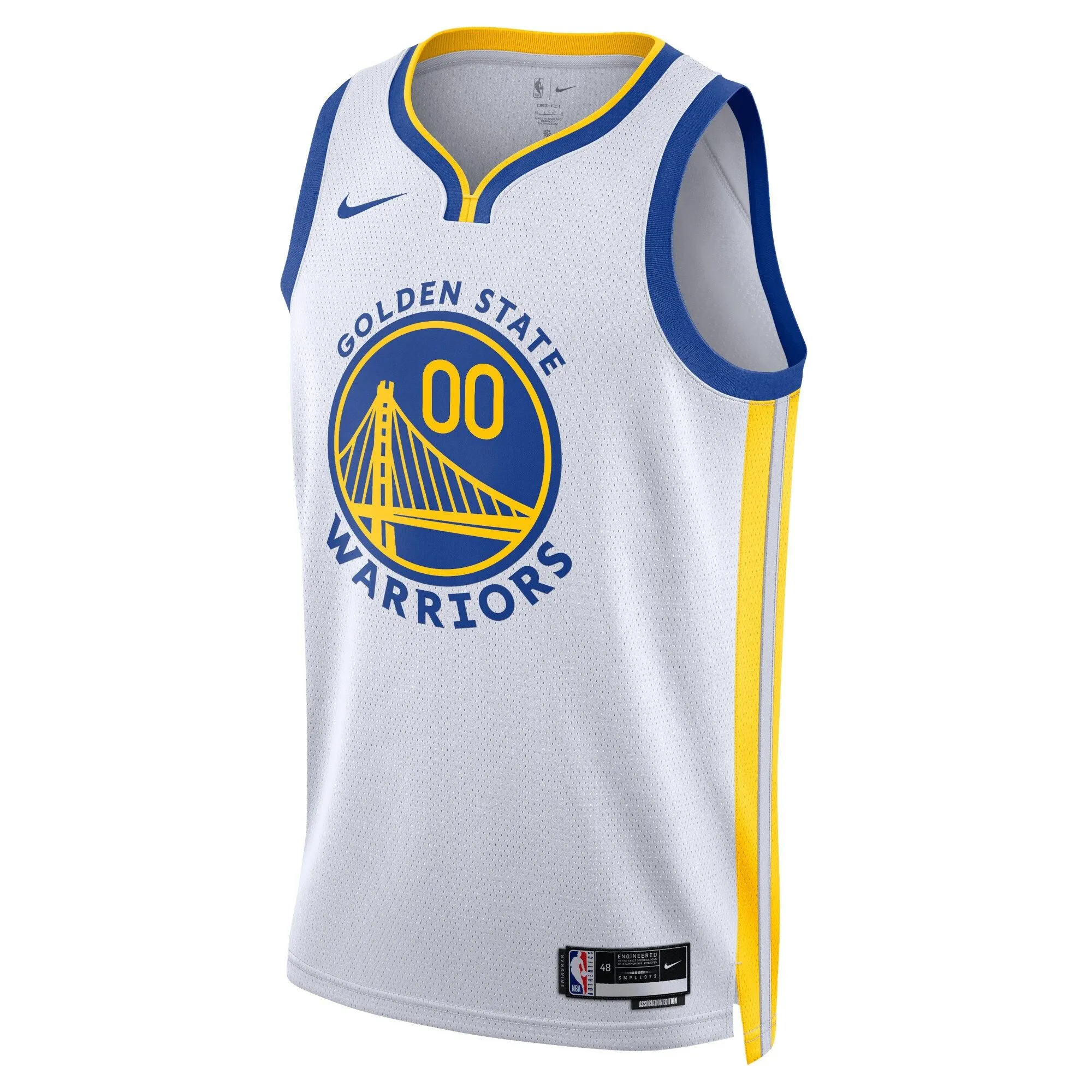 Golden State Warriors  Unisex Swingman Custom Jersey White - Association Edition