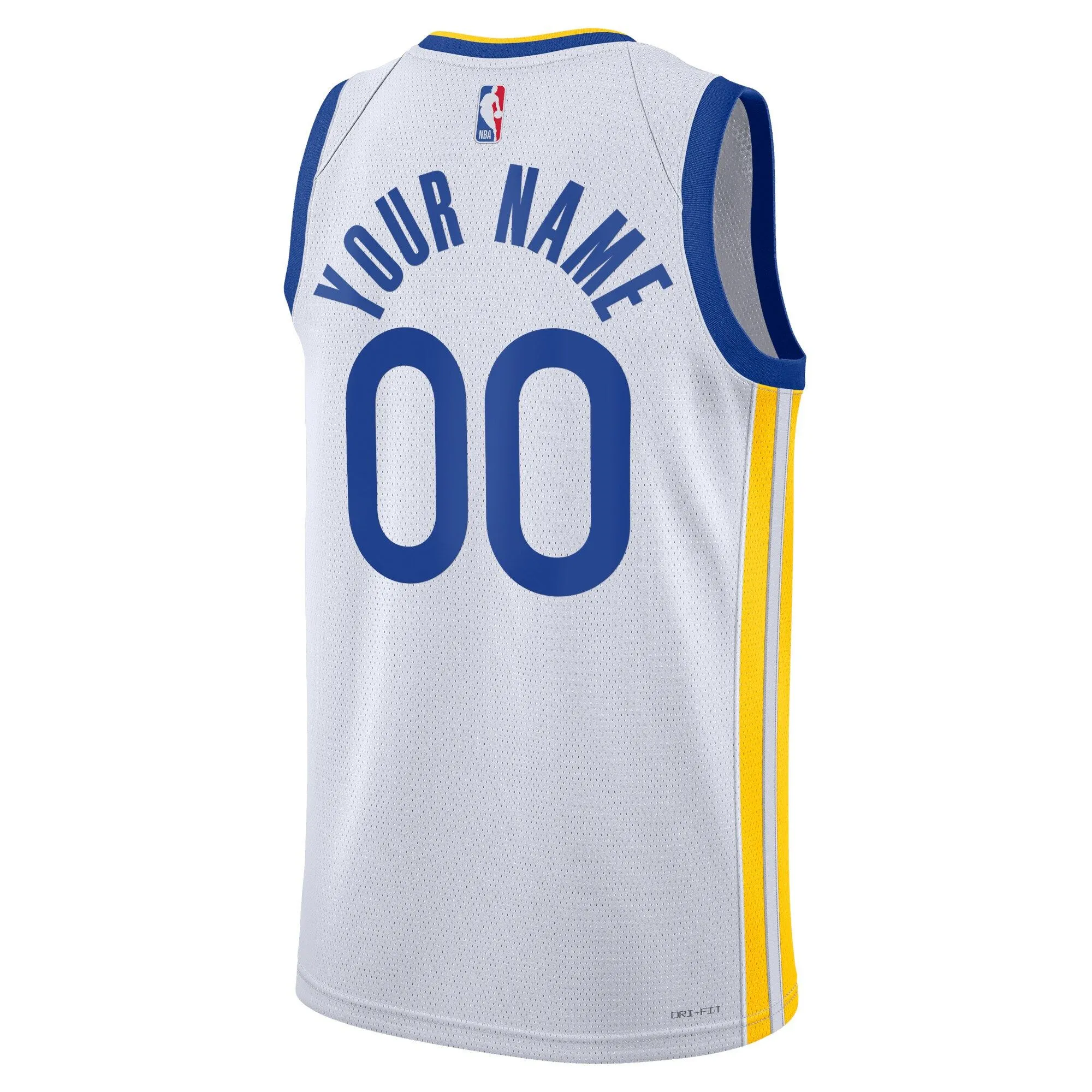 Golden State Warriors  Unisex Swingman Custom Jersey White - Association Edition