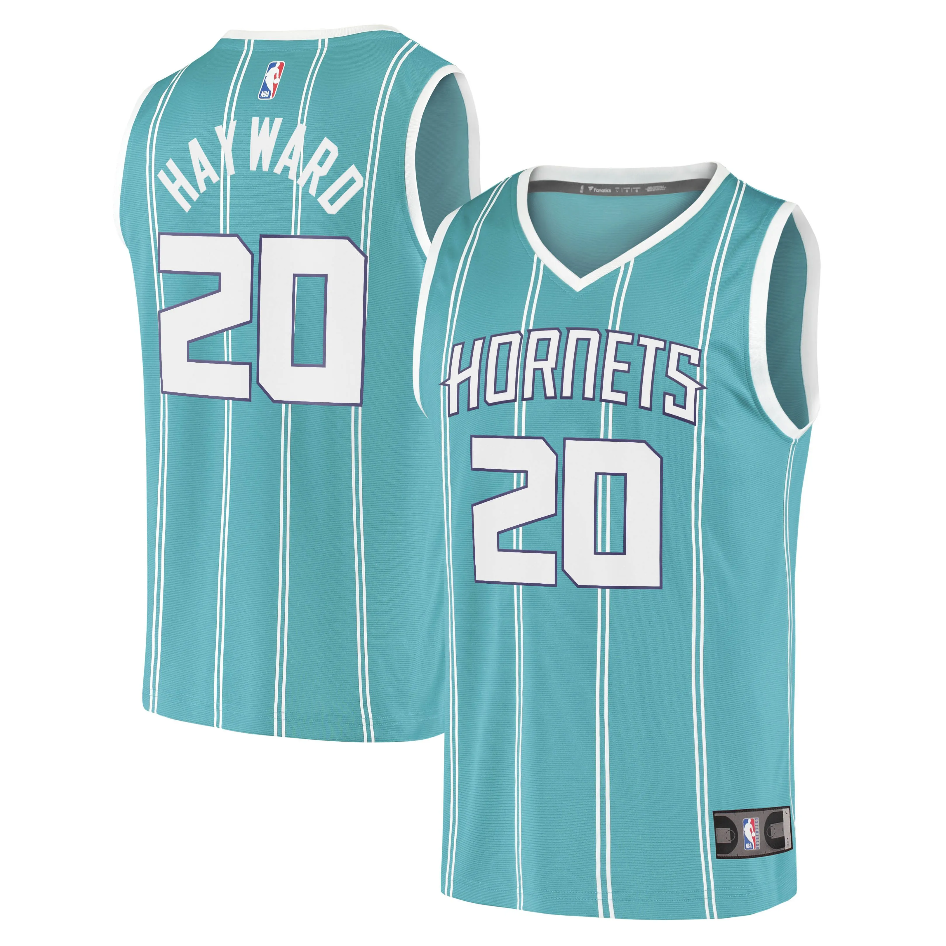 Gordon Hayward Charlotte Hornets Fanatics Branded Fast Break Replica Jersey - Icon Edition - Teal