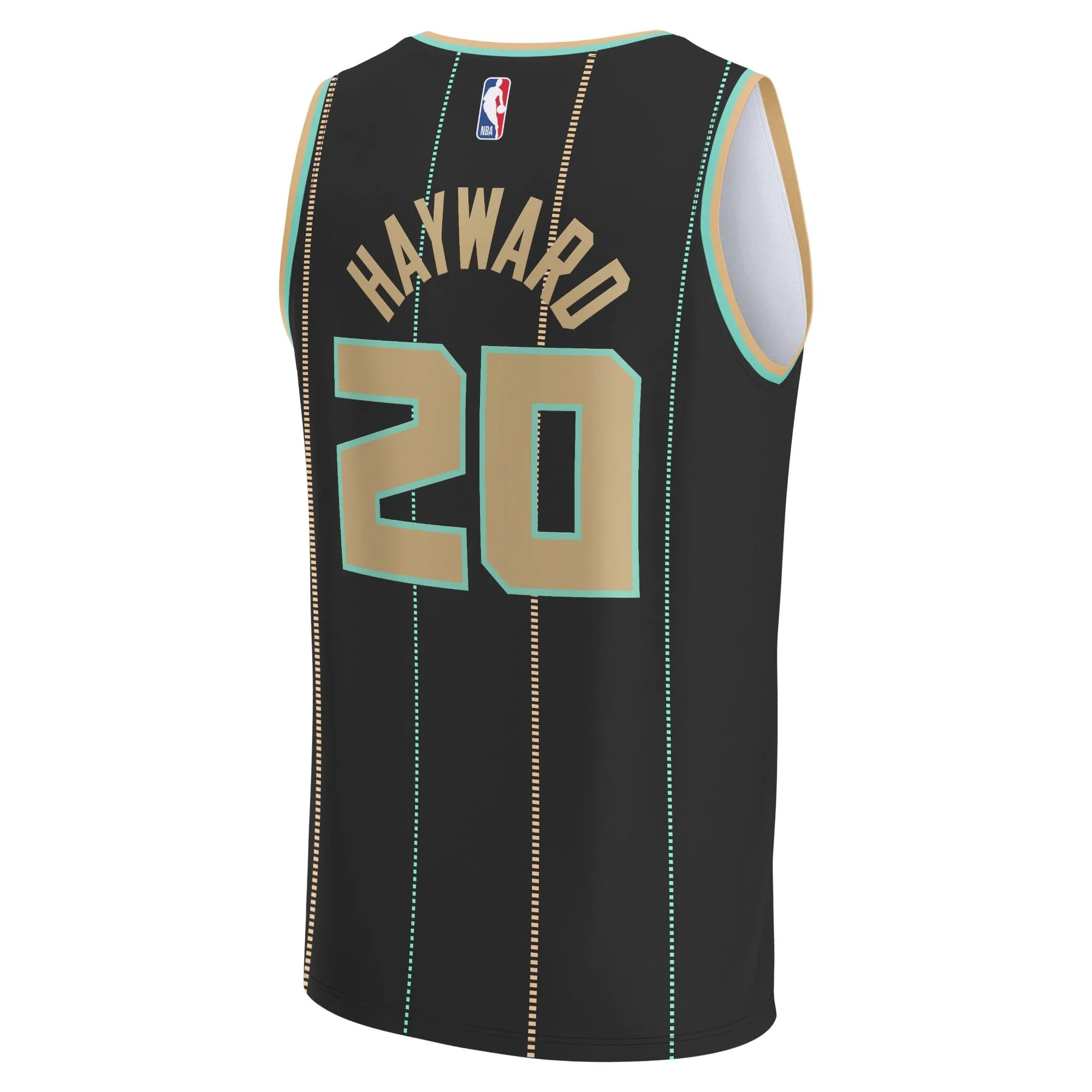 Gordon Hayward Charlotte Hornets Fanatics Branded Youth Fastbreak Jersey - City Edition - Black