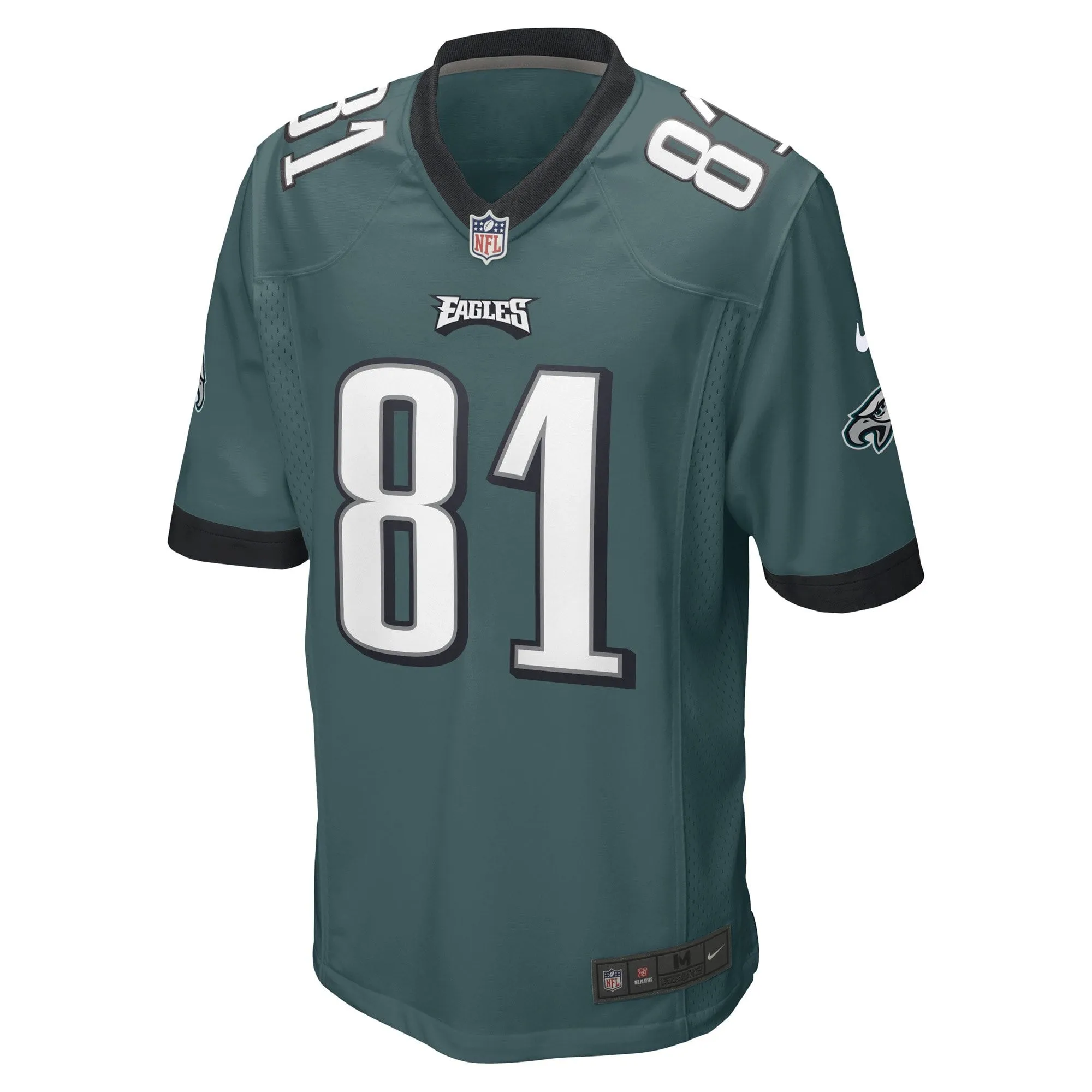 Grant Calcaterra Philadelphia Eagles  Game Player Jersey - Midnight Green