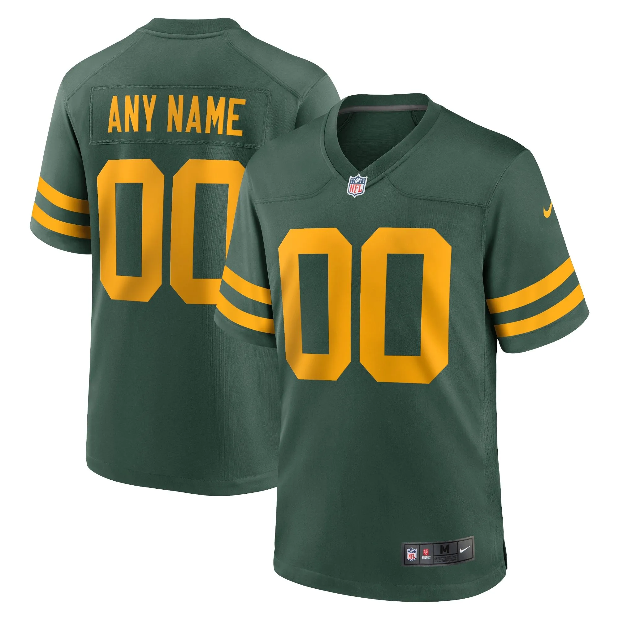 Green Bay Packers  Alternate Custom Jersey - Green