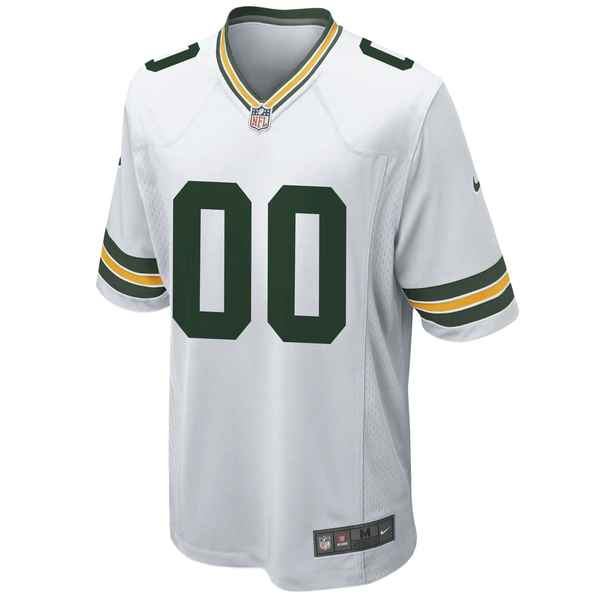 Green Bay Packers  Custom Game Jersey - White