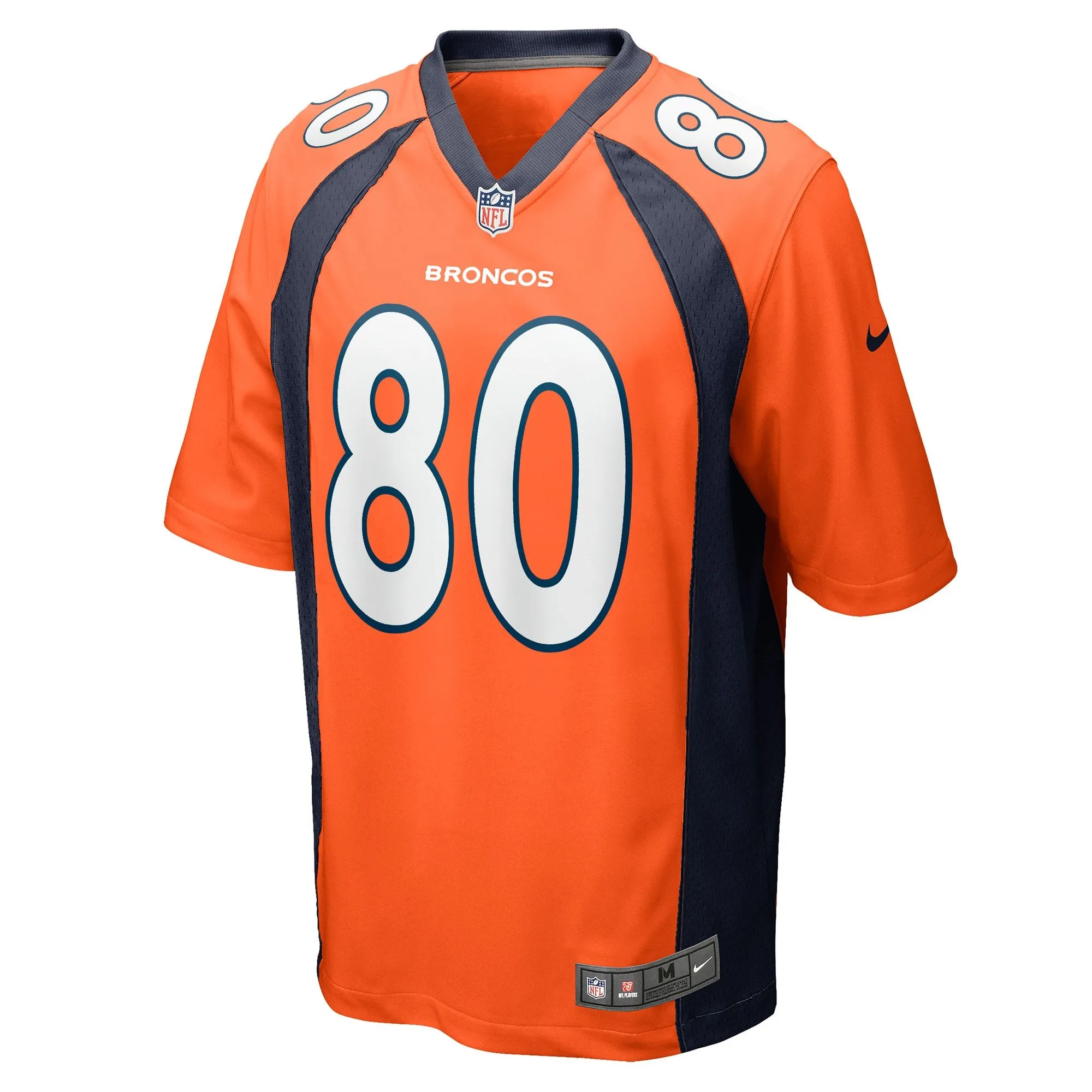 Greg Dulcich Denver Broncos  Game Player Jersey - Orange