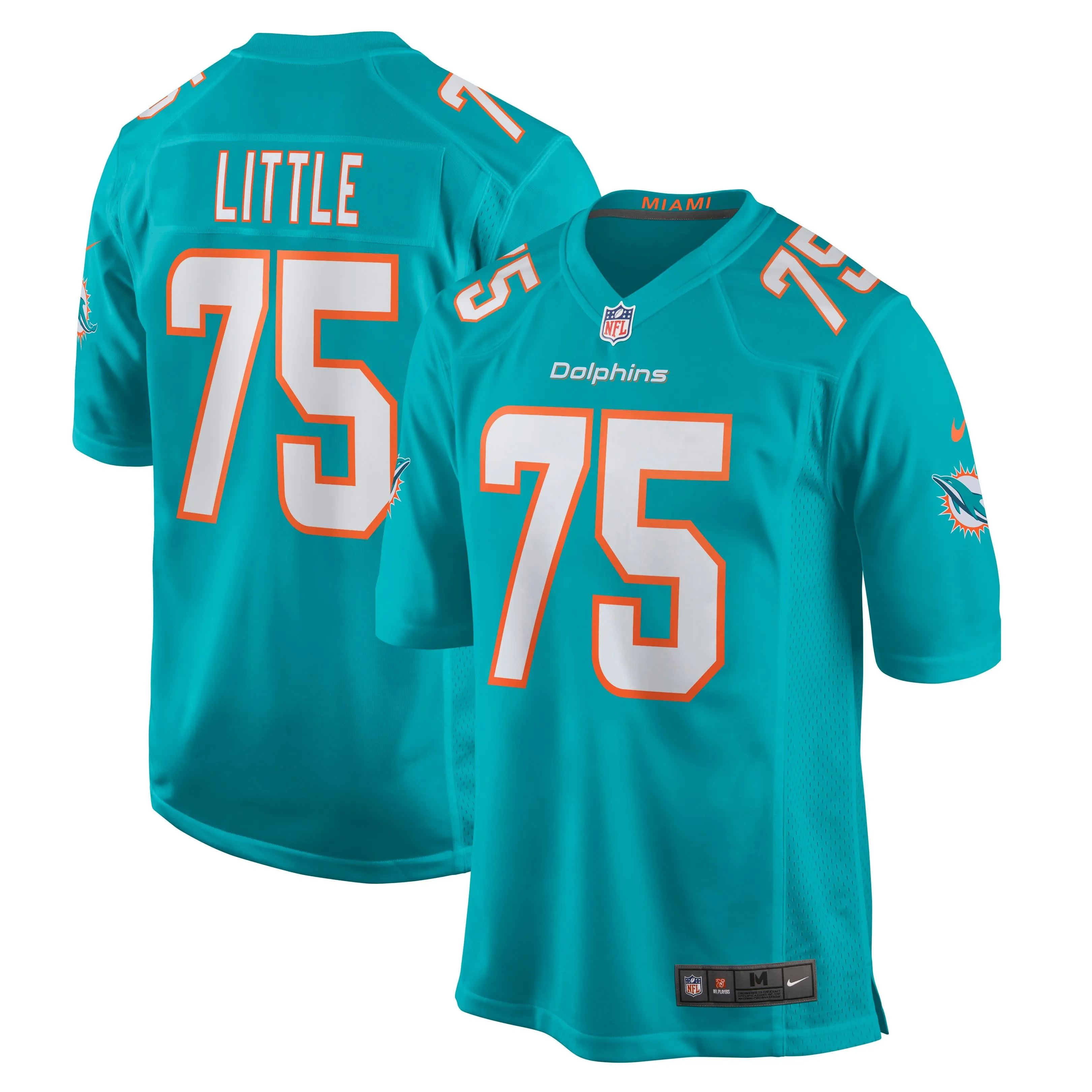 Greg Little Miami Dolphins  Game Jersey - Aqua