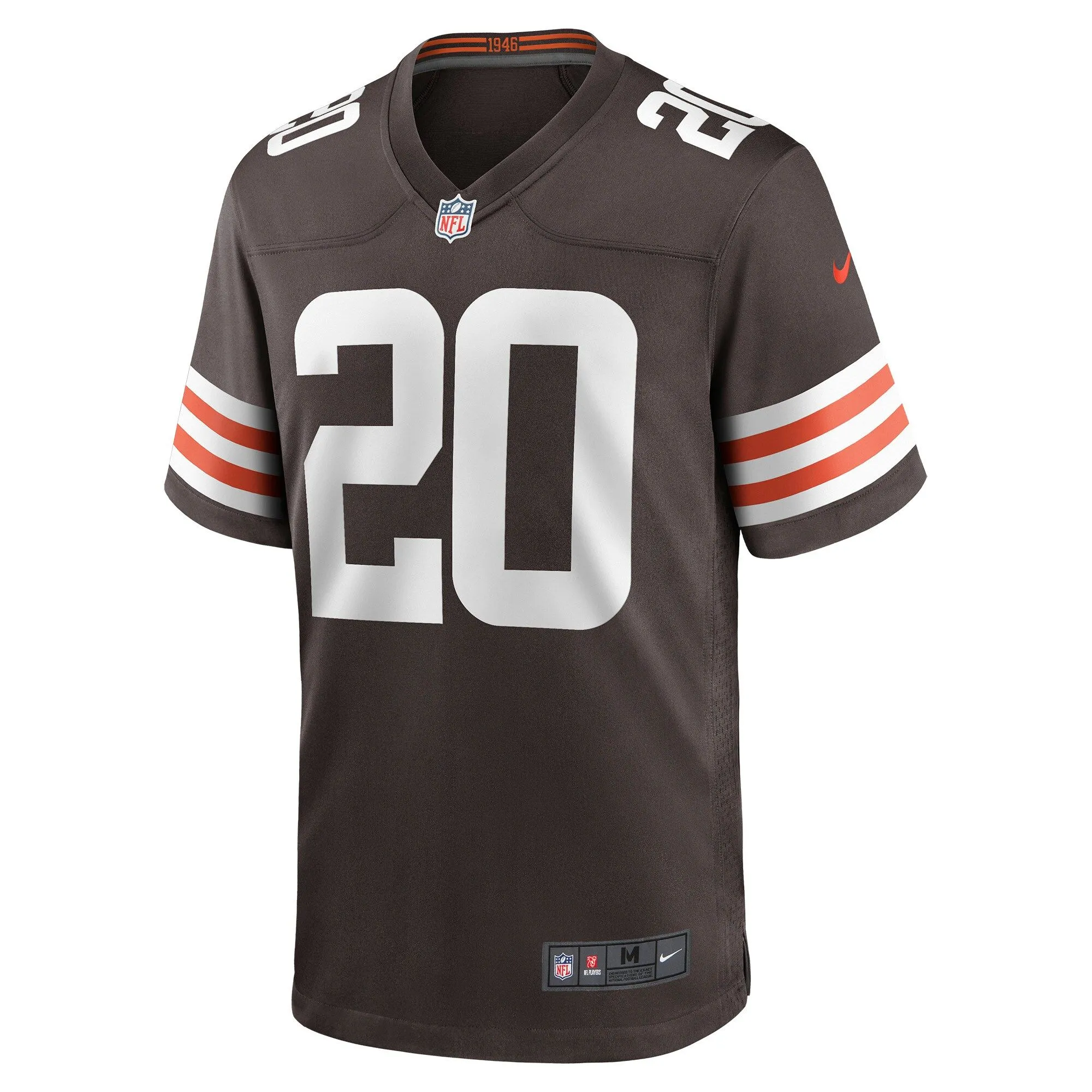 Greg Newsome II Cleveland Browns  Game Jersey - Brown